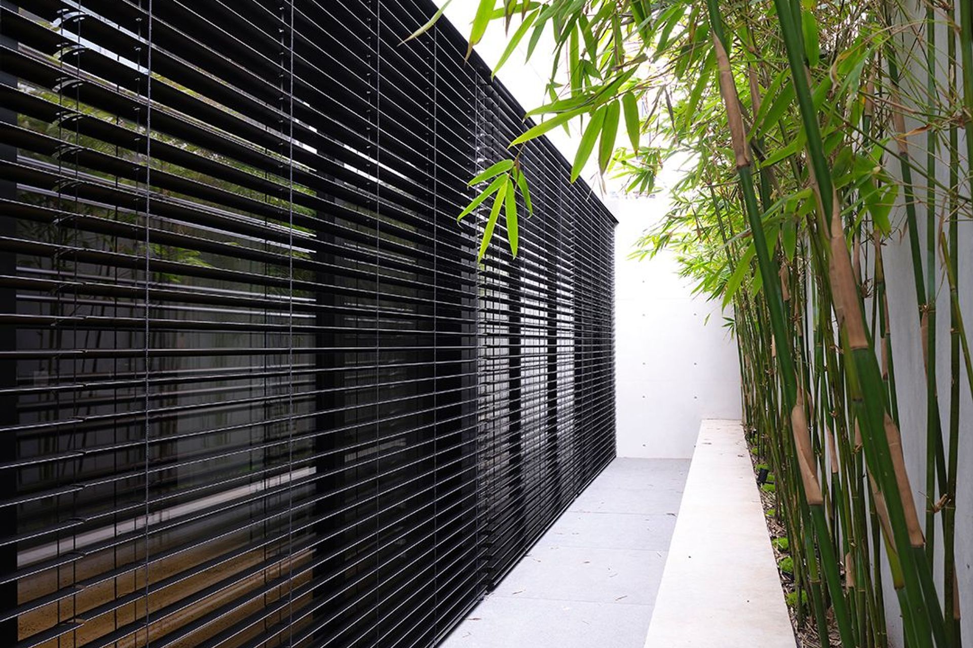 Weir House - Sheers Curtains and External Venetians