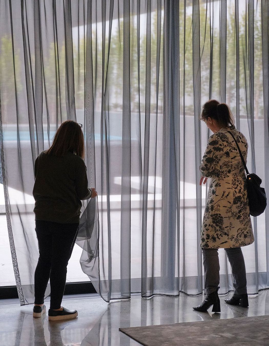 Weir House - Sheers Curtains and External Venetians