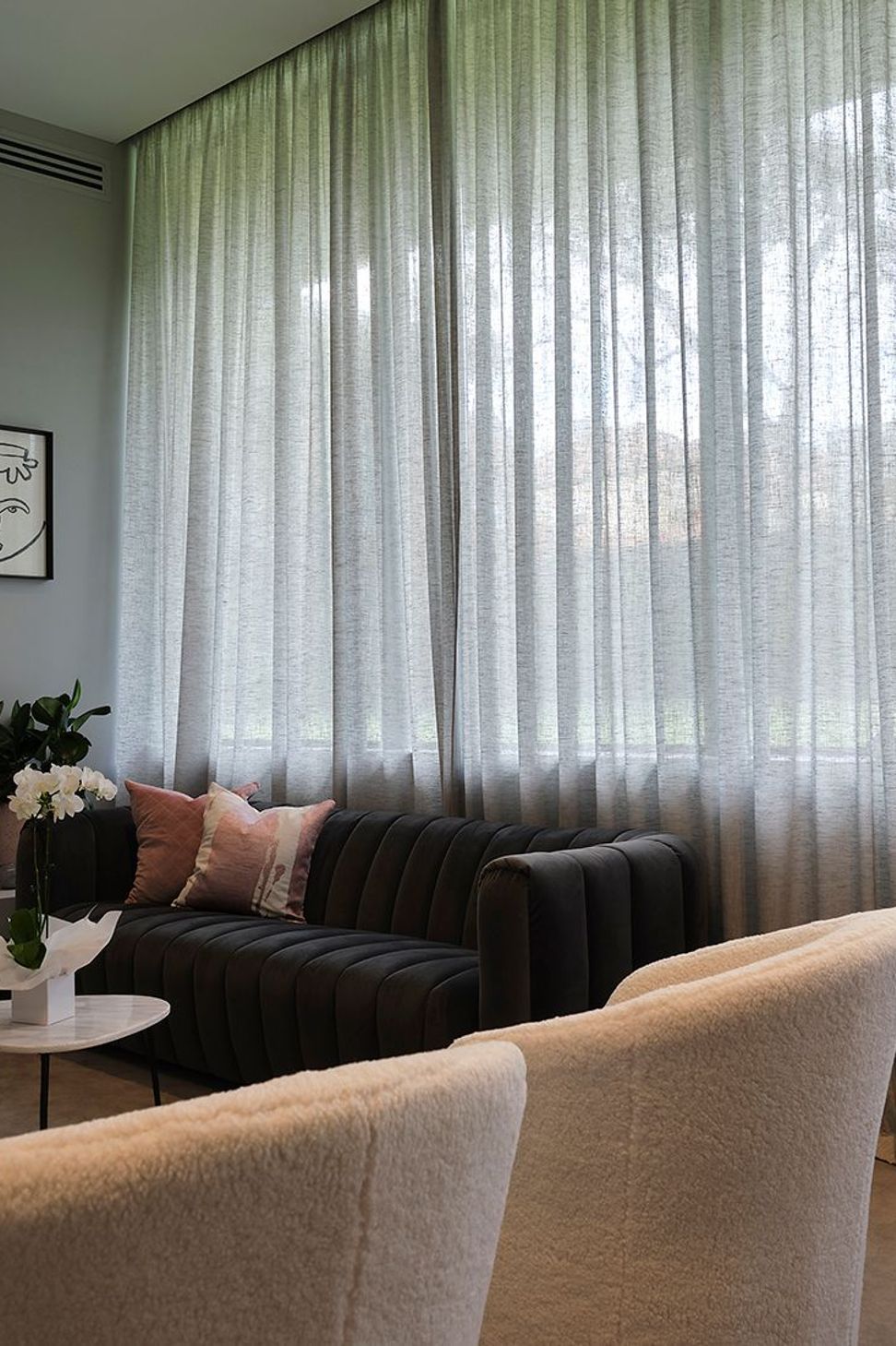Parkhill House_Sheer Curtains & Motorised Blinds