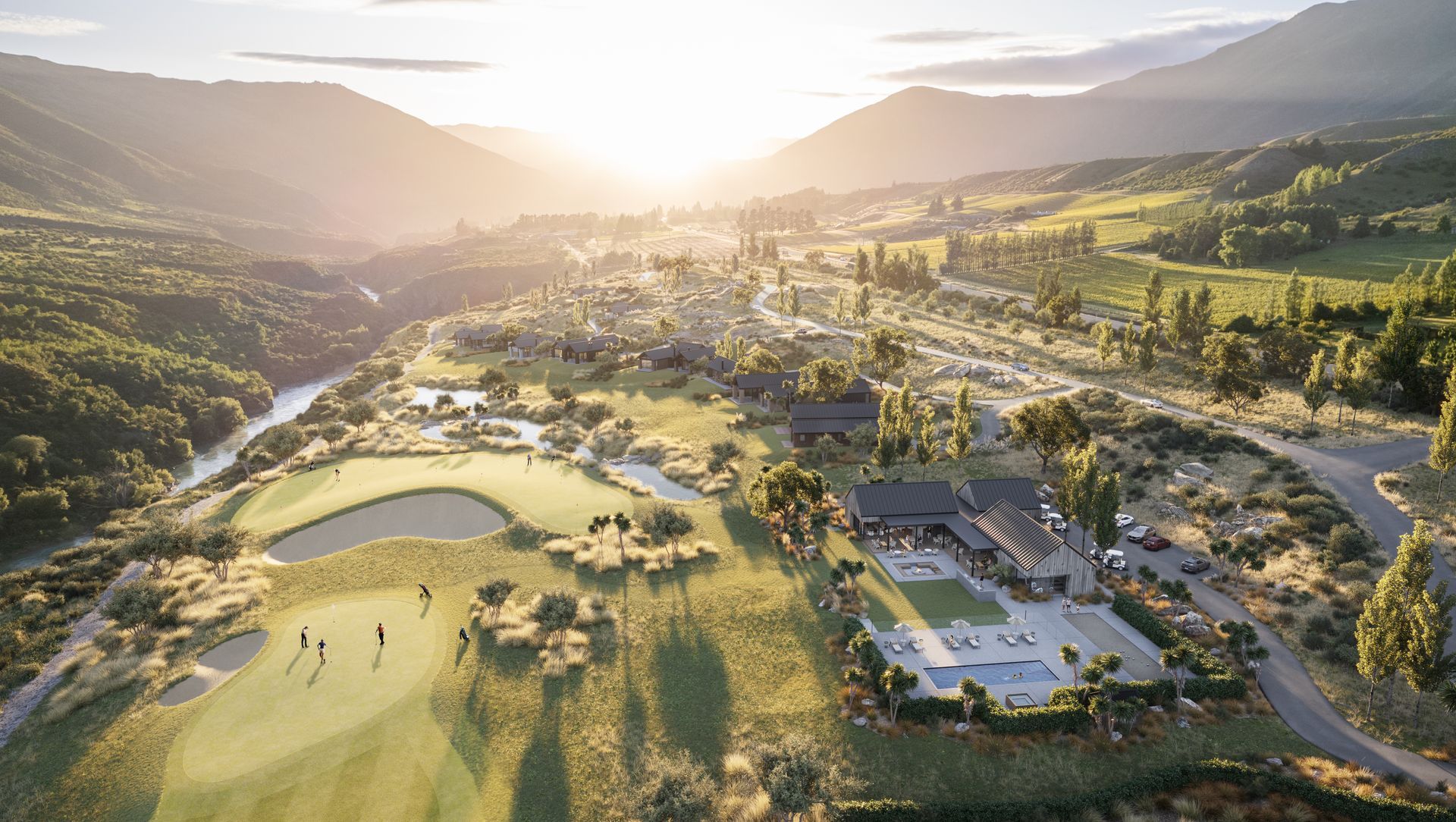 Gibbston Valley Resort Rockery