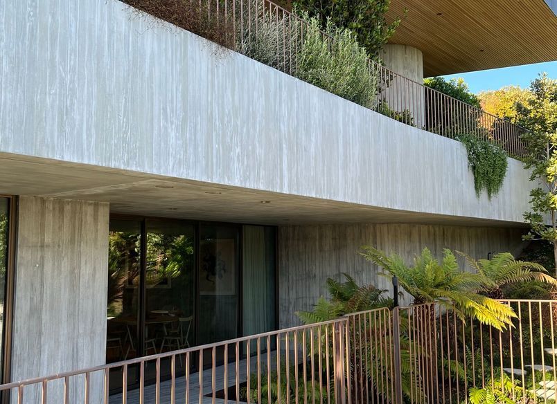 Bronze Balustrade - Waiheke Architecturally Designed Home