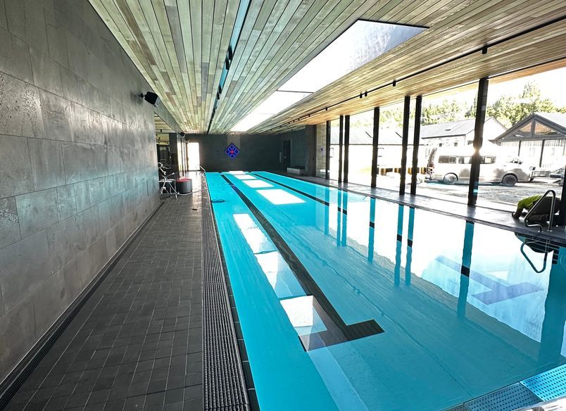 Pool tiling at Speargrass Flat Rd