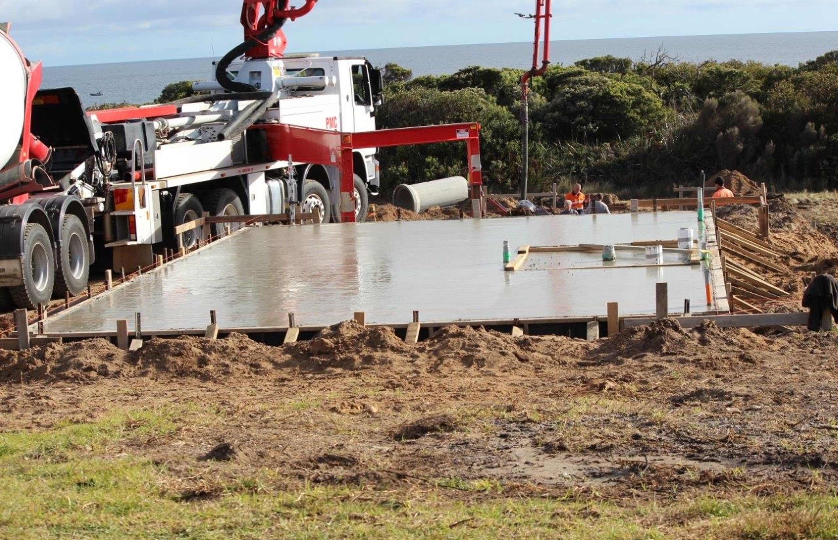 Cottage Foundation Poured. Photography: Hawksley Developments