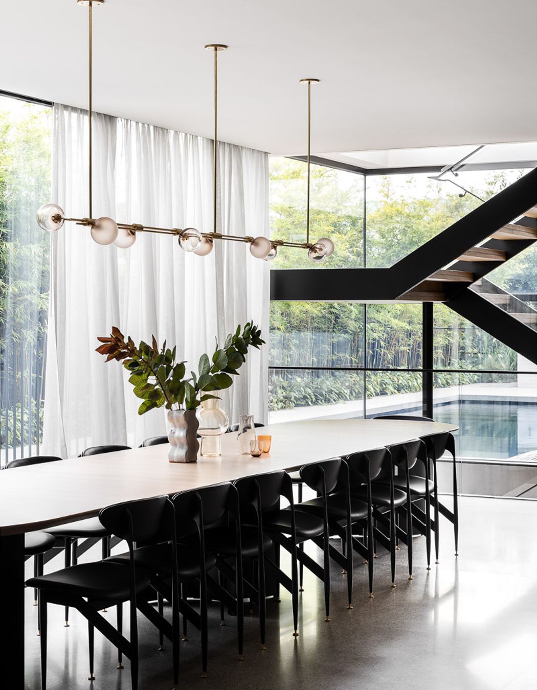 Sussex Residence - Sheers &amp; Recessed Motorised Blinds