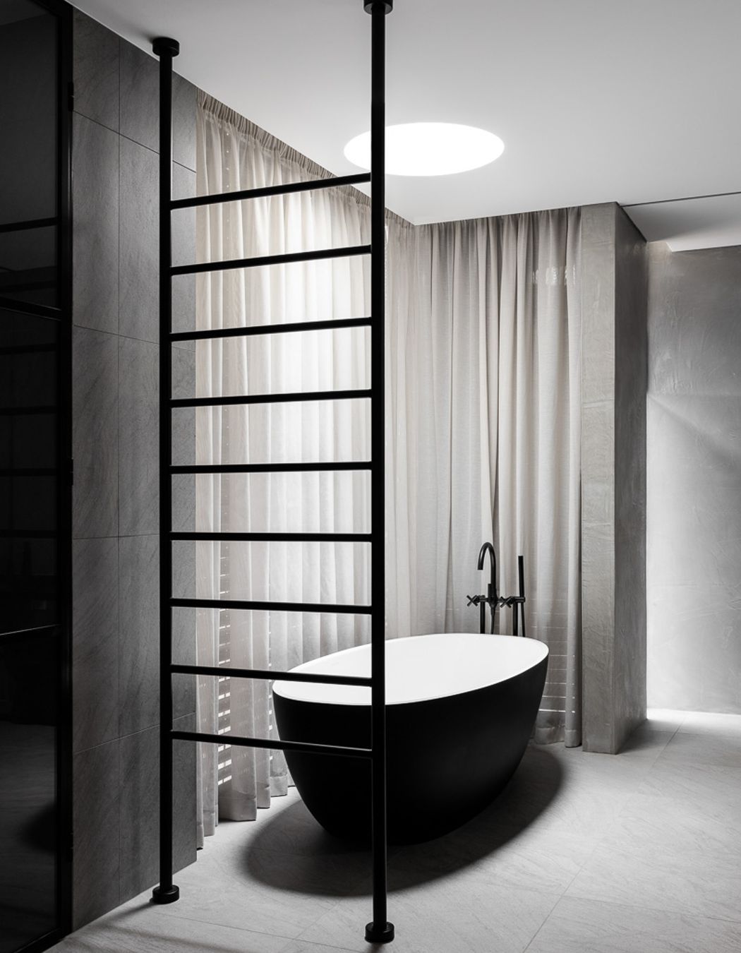 Sussex Residence - Sheers &amp; Recessed Motorised Blinds