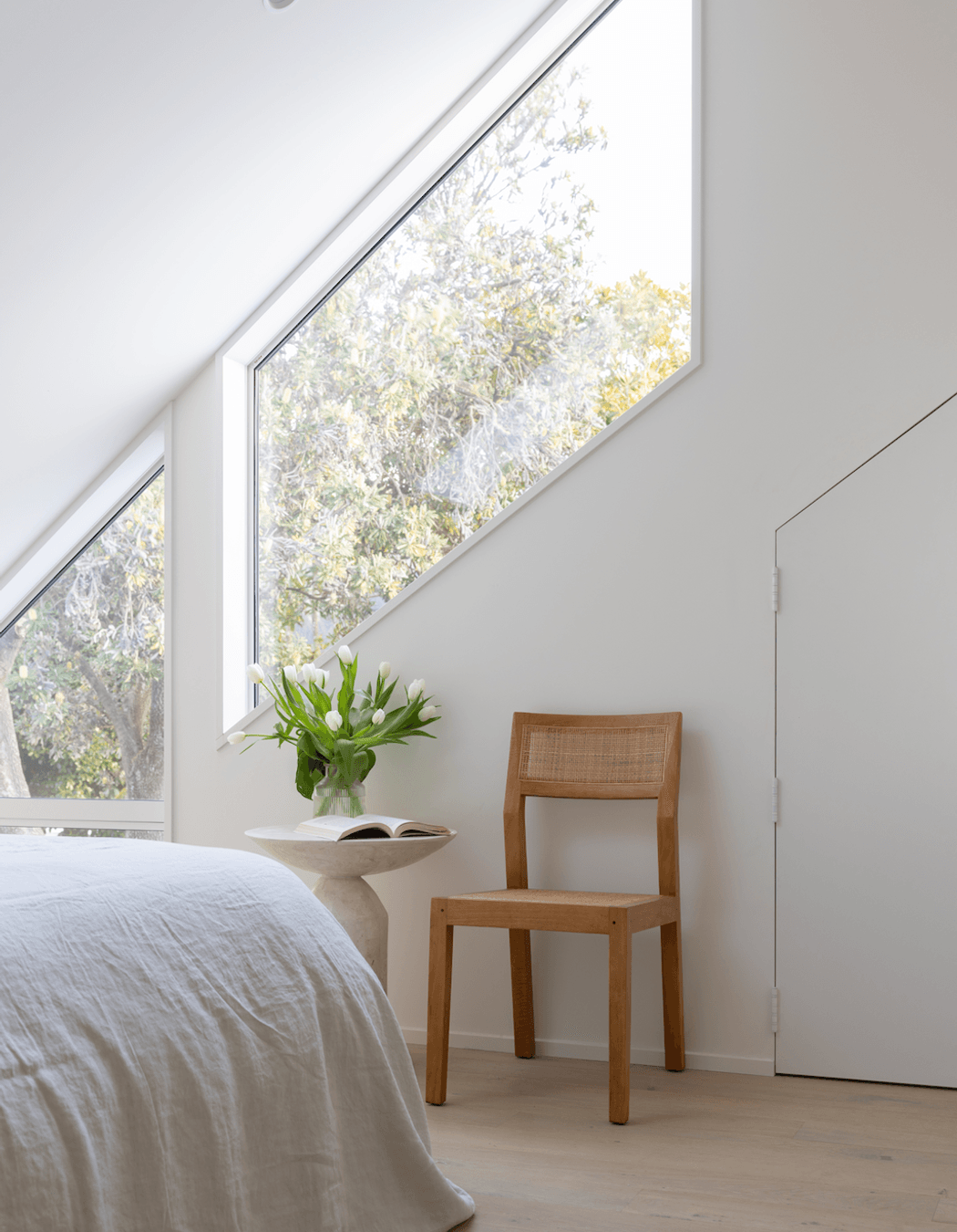 Treetop views from the spare bedroom