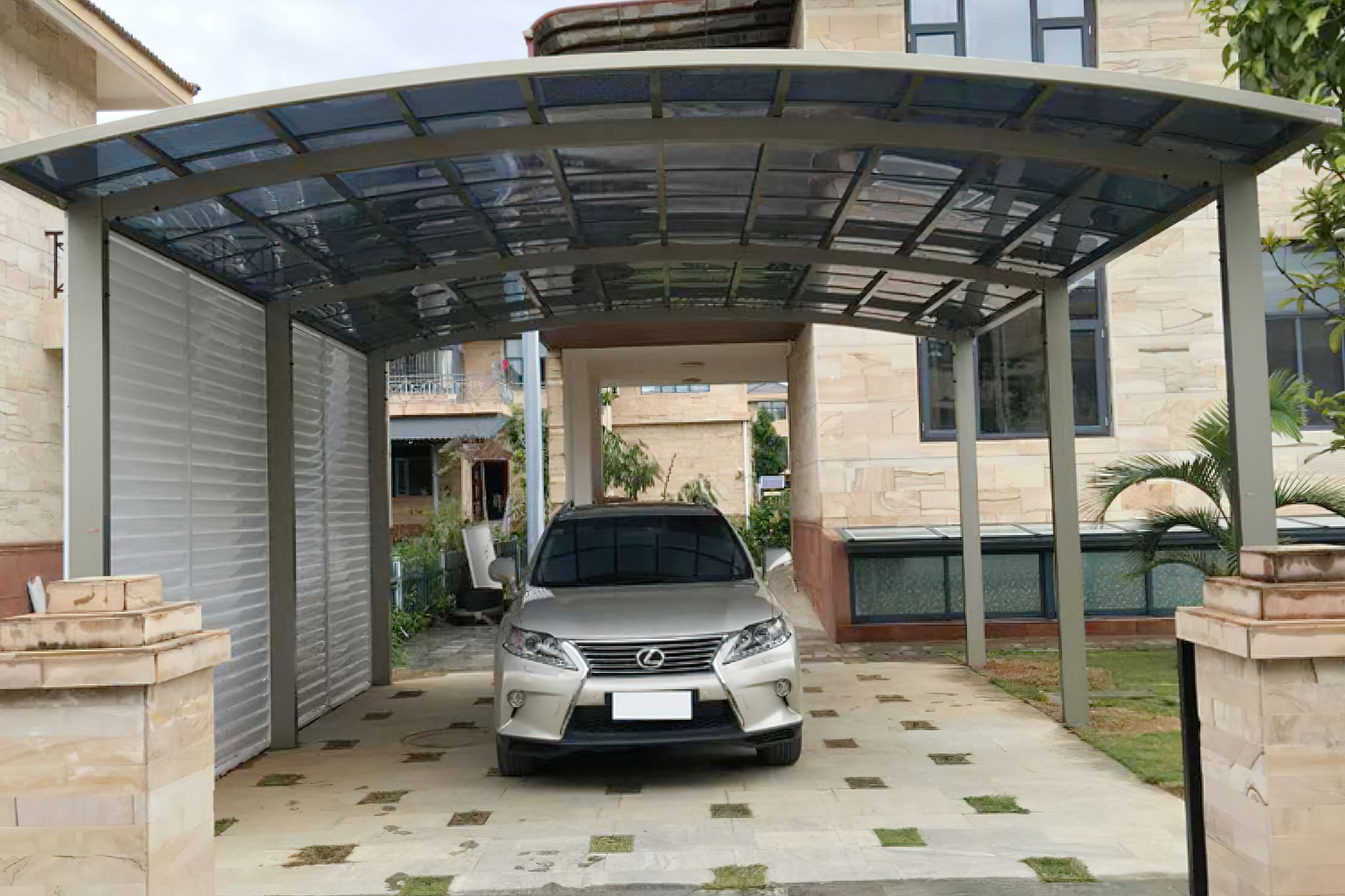 Double Carport Aluminium