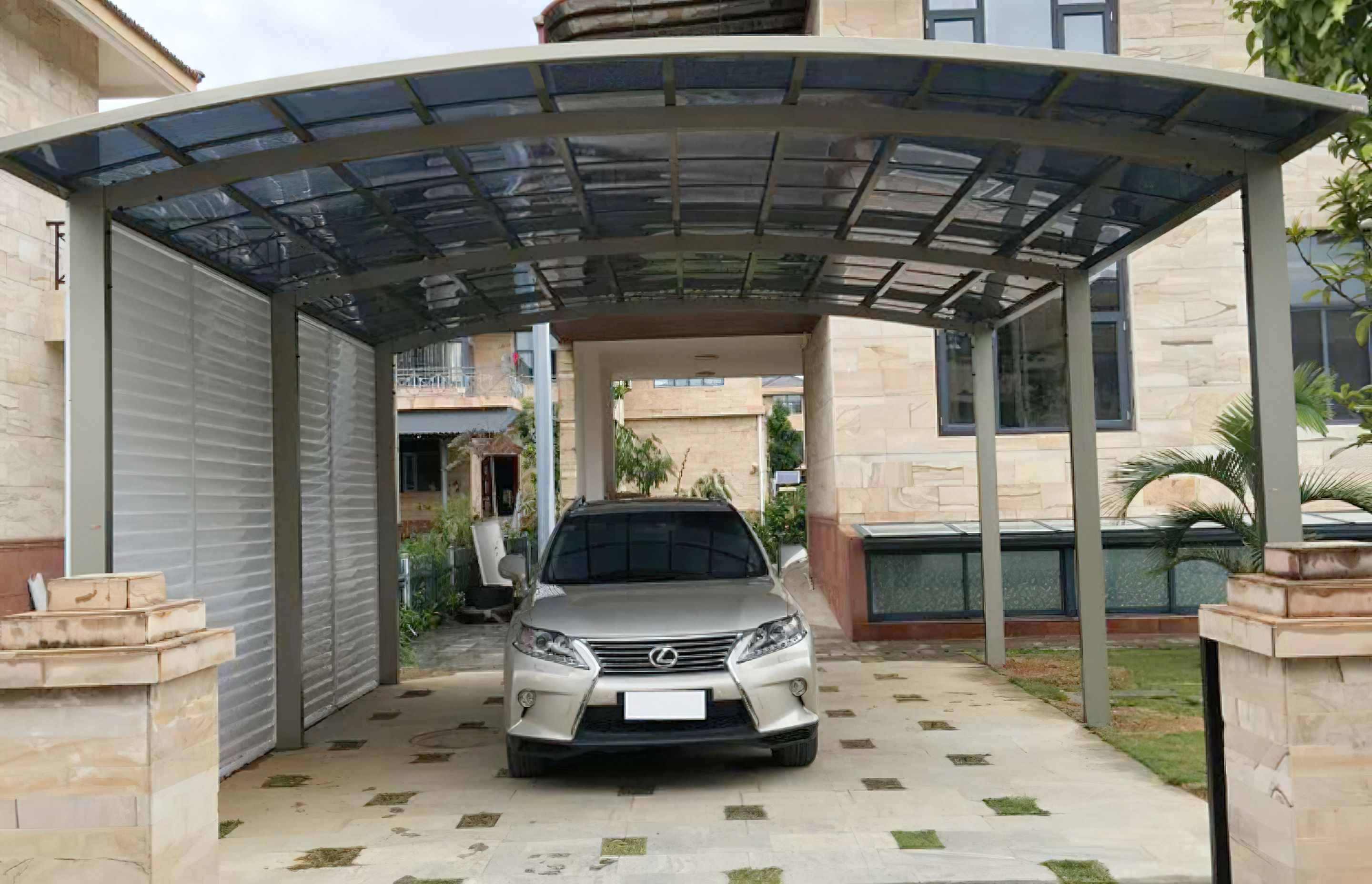 Double Carport Aluminium