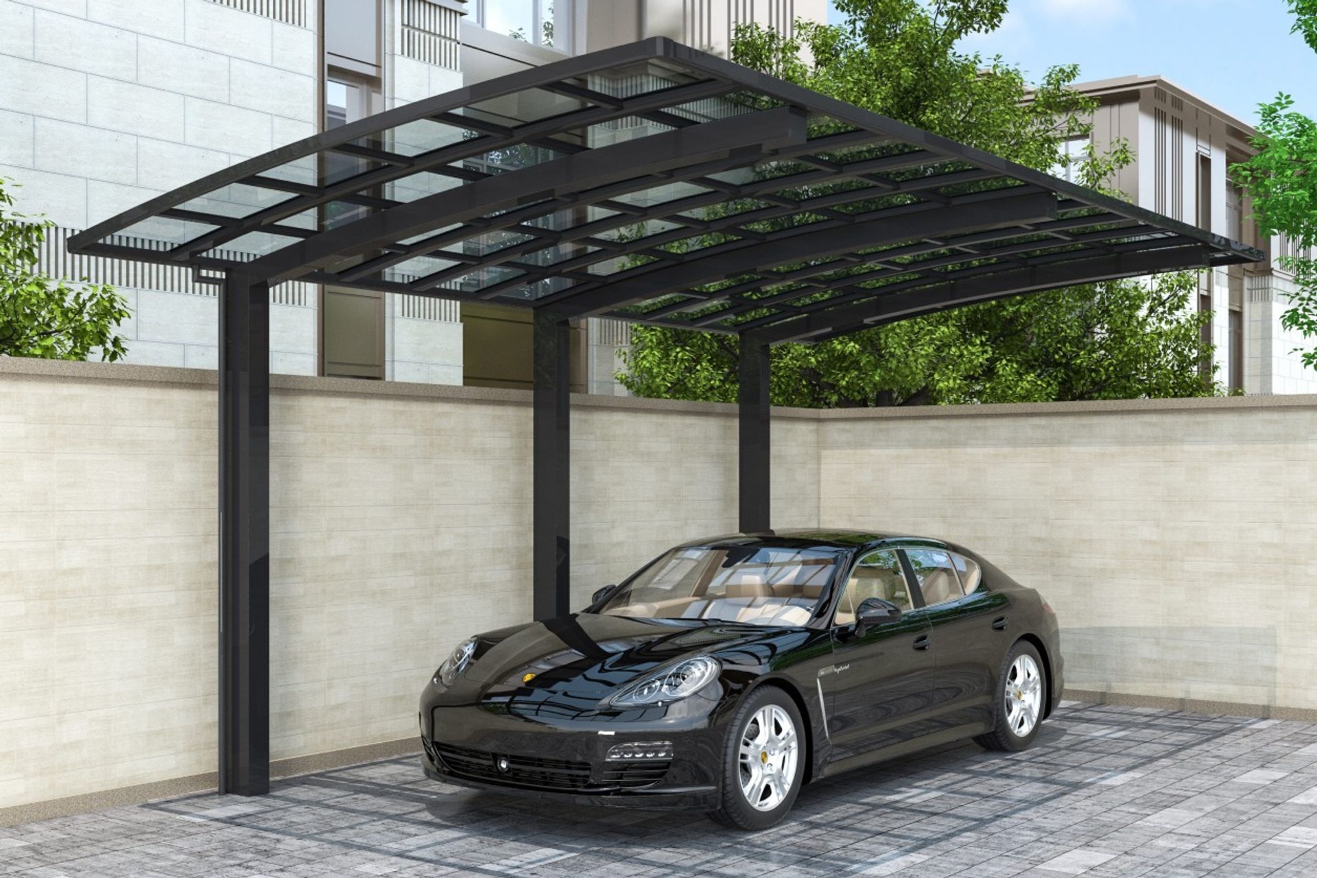 Single Carport Aluminium