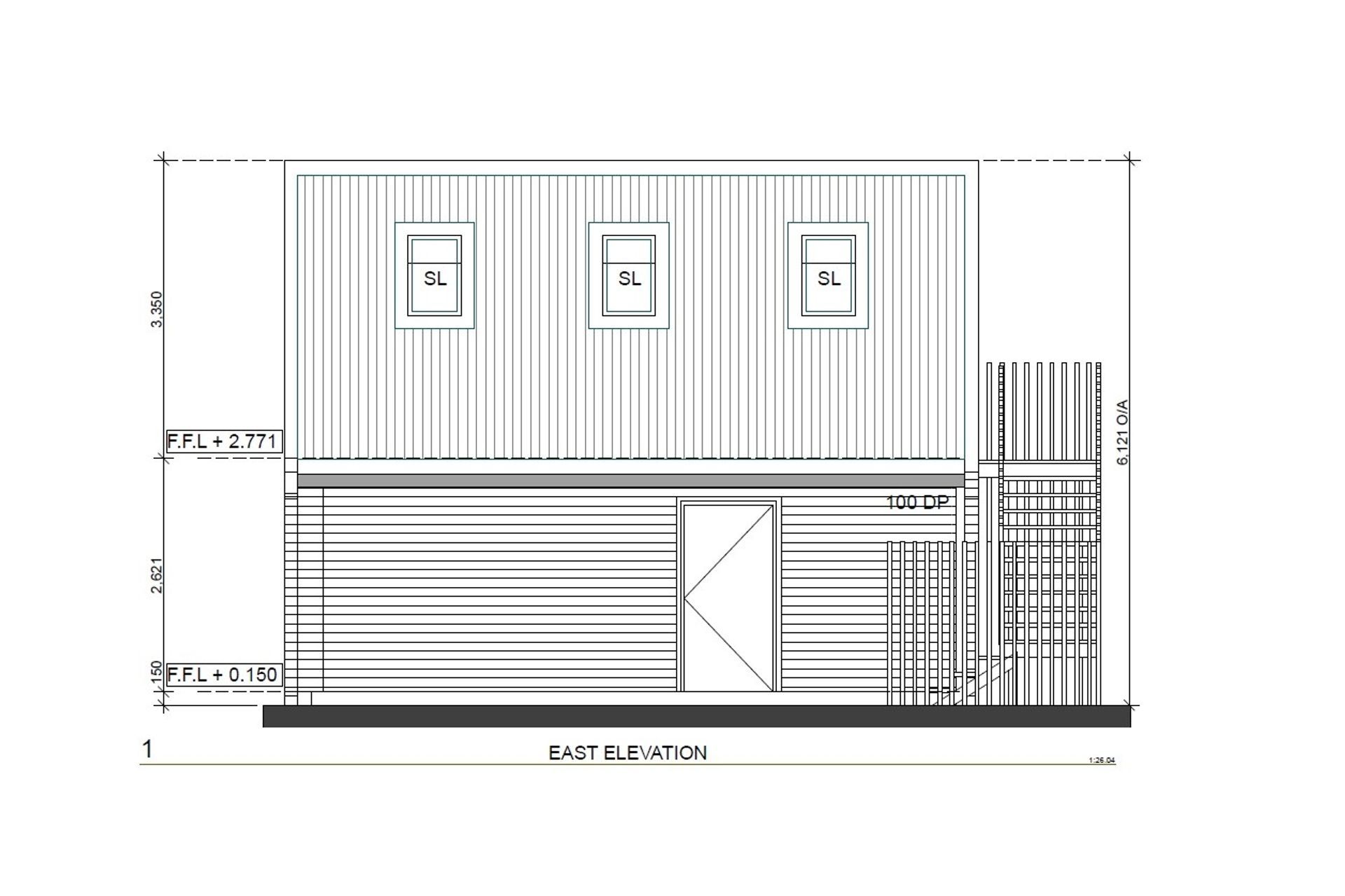 Double Garage with Loft Trellis