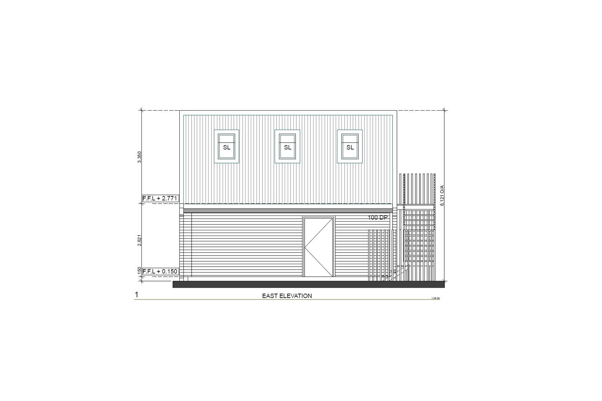 Double Garage with Loft Trellis