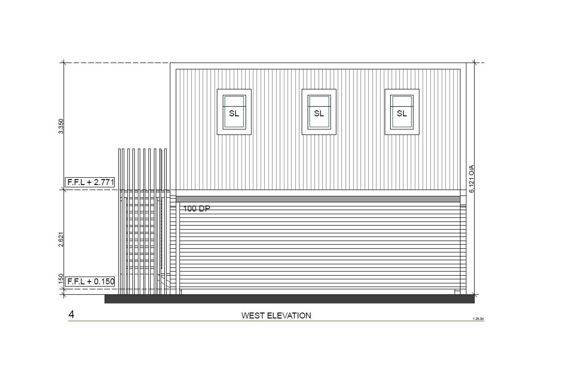 Double Garage with Loft Trellis