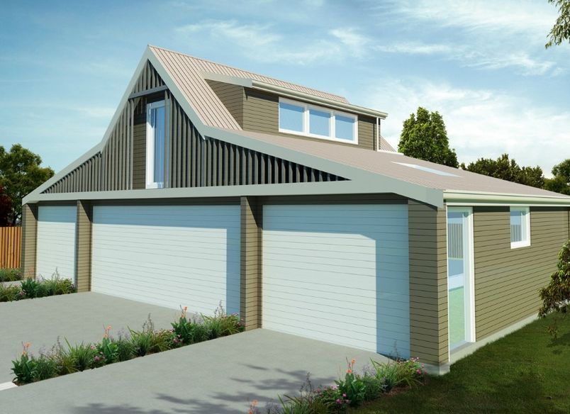 Quad Garage with Loft