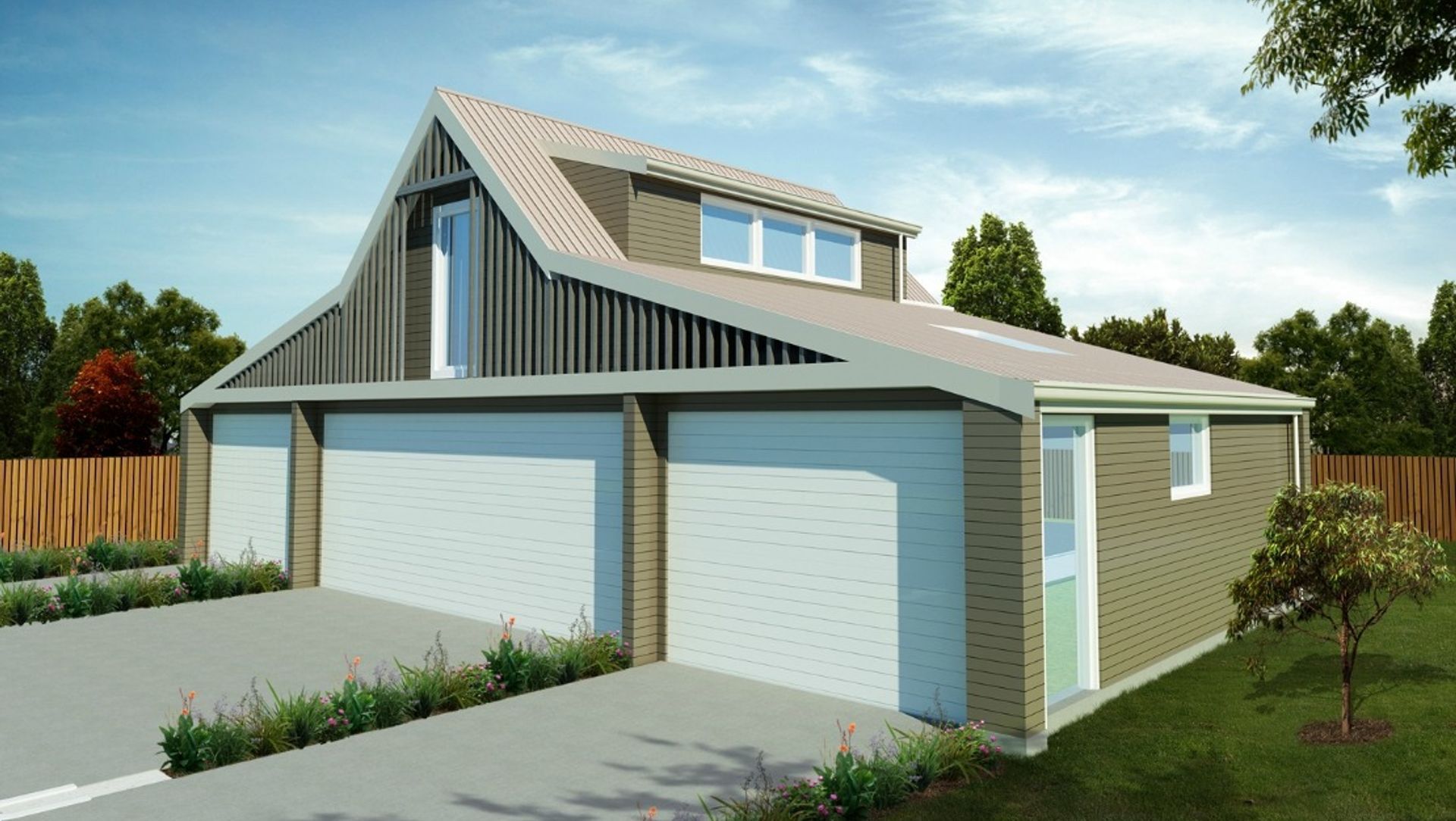 Quad Garage with Loft banner