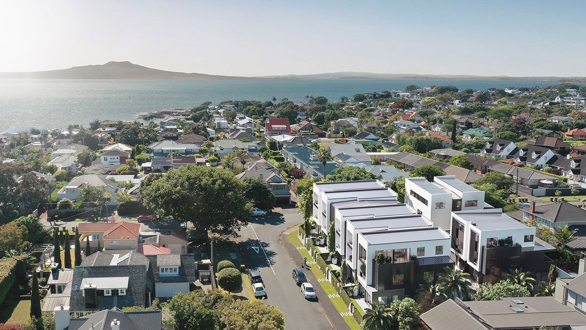 Milford Townhouses, Milford banner