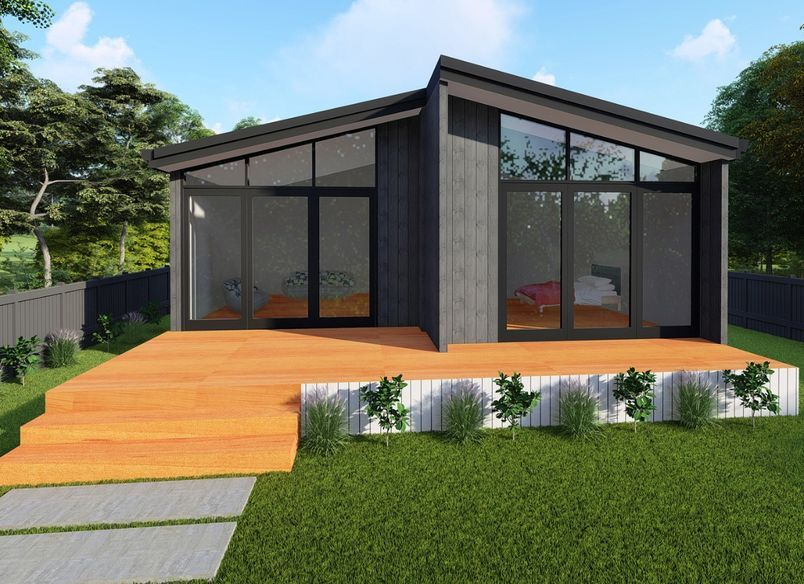 Sleepout - Split Gable - 30m2