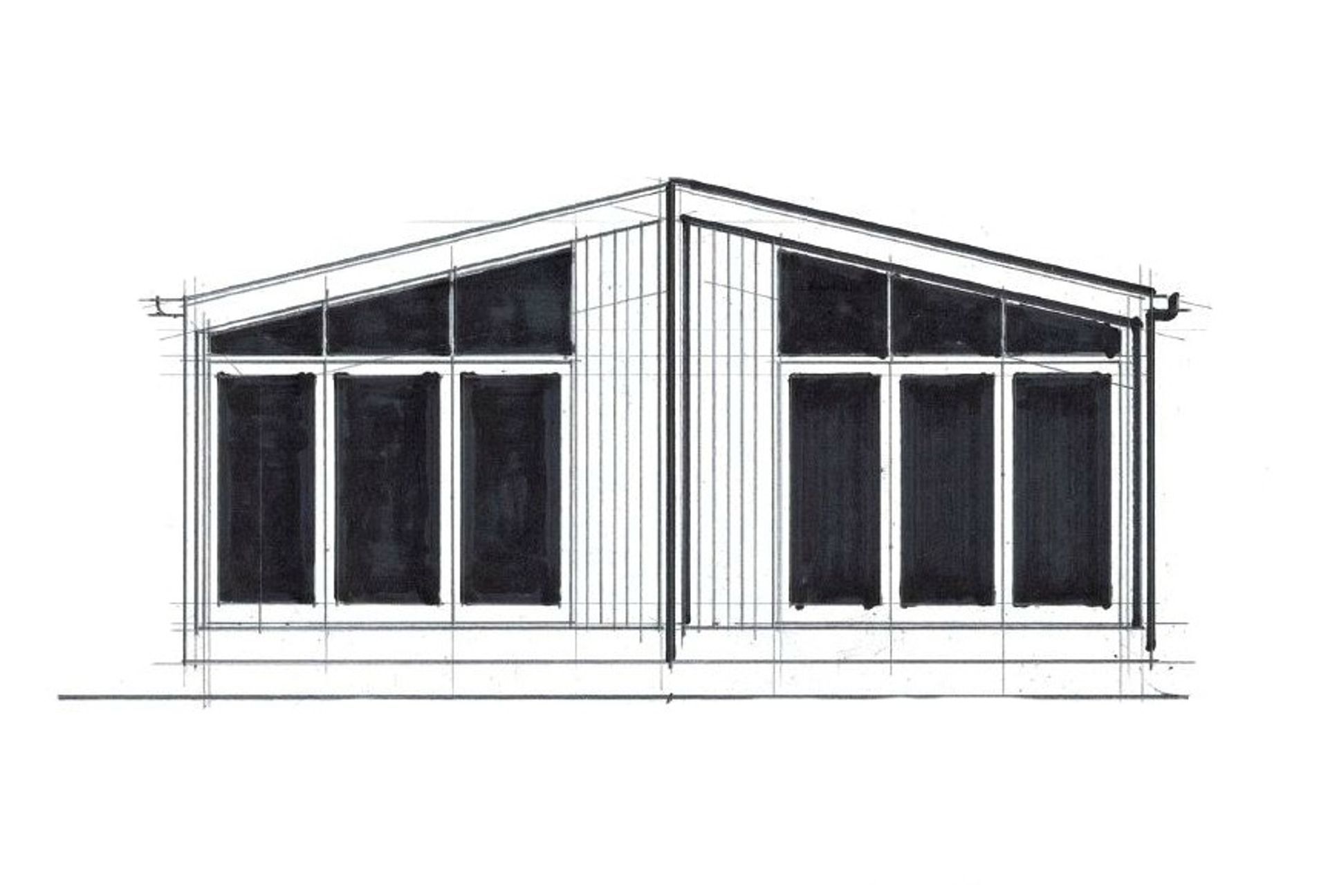 Sleepout - Split Gable - 30m2