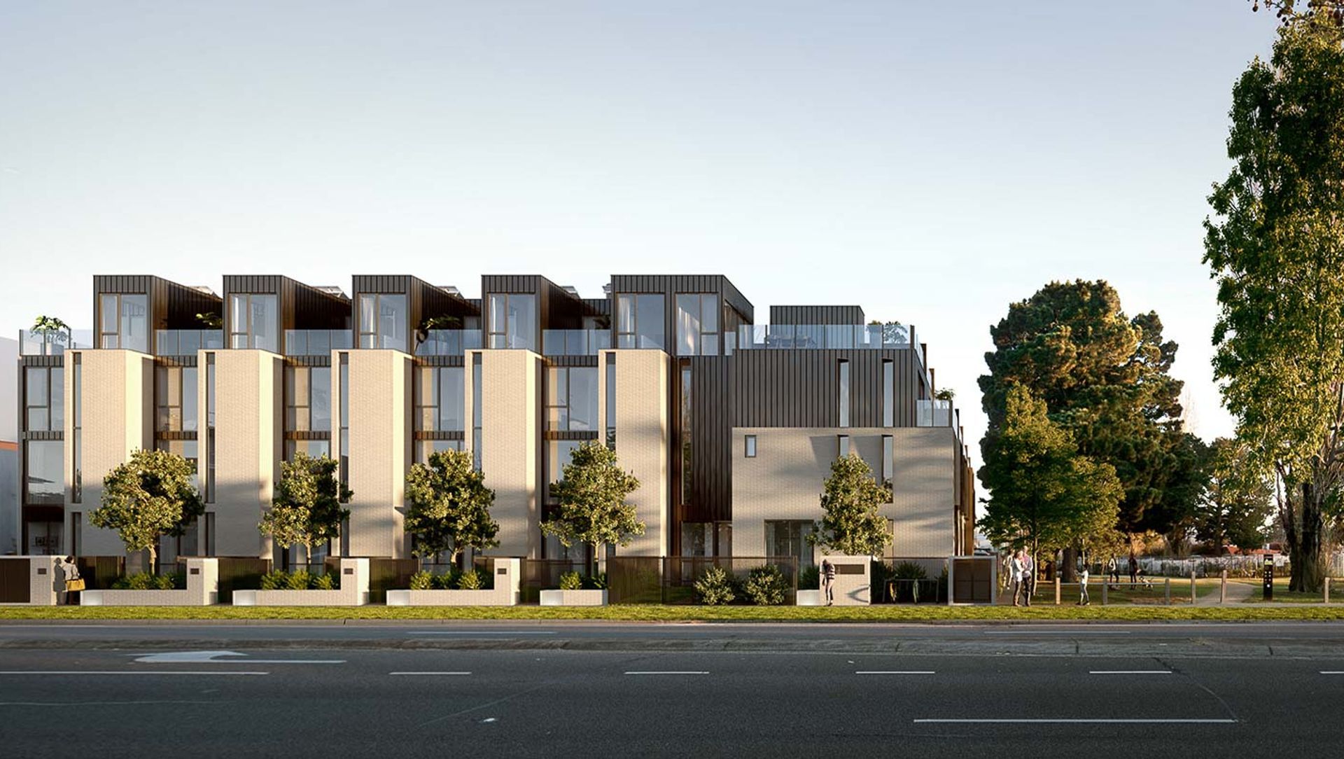 The Evelyn Townhouses banner