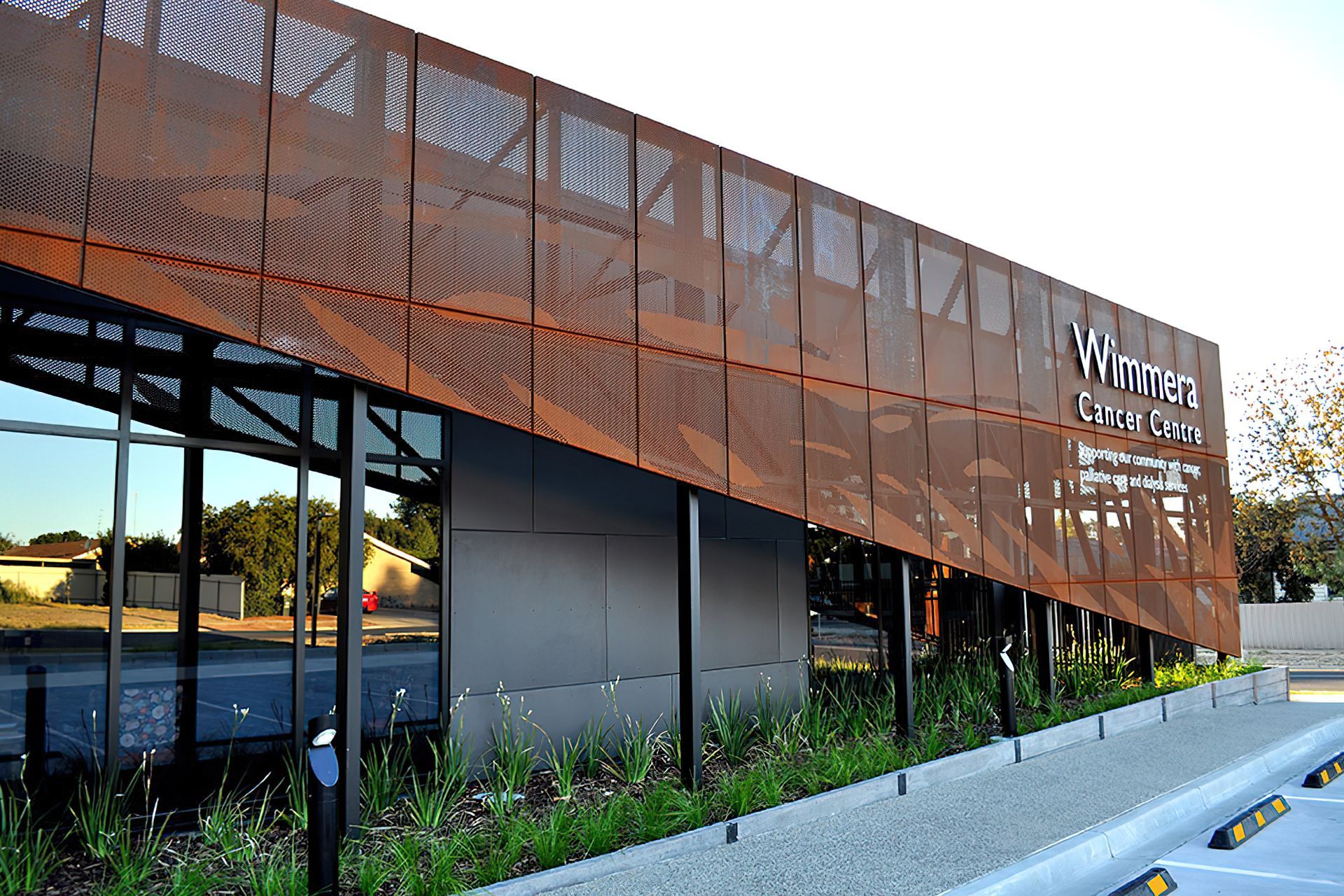 ##Wimmera Cancer Centre - Custom Corten Cassette Panels