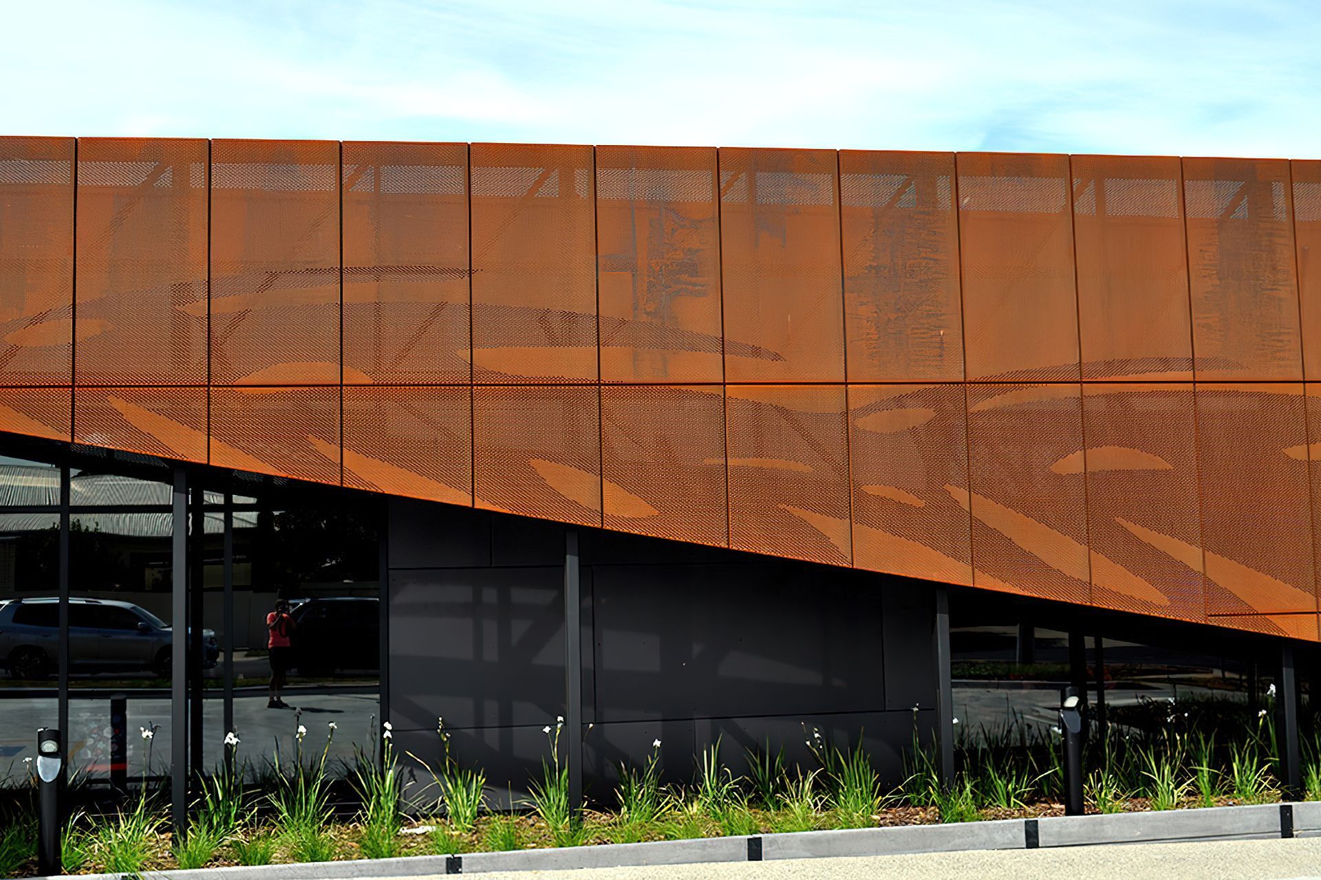 ##Wimmera Cancer Centre - Custom Corten Cassette Panels