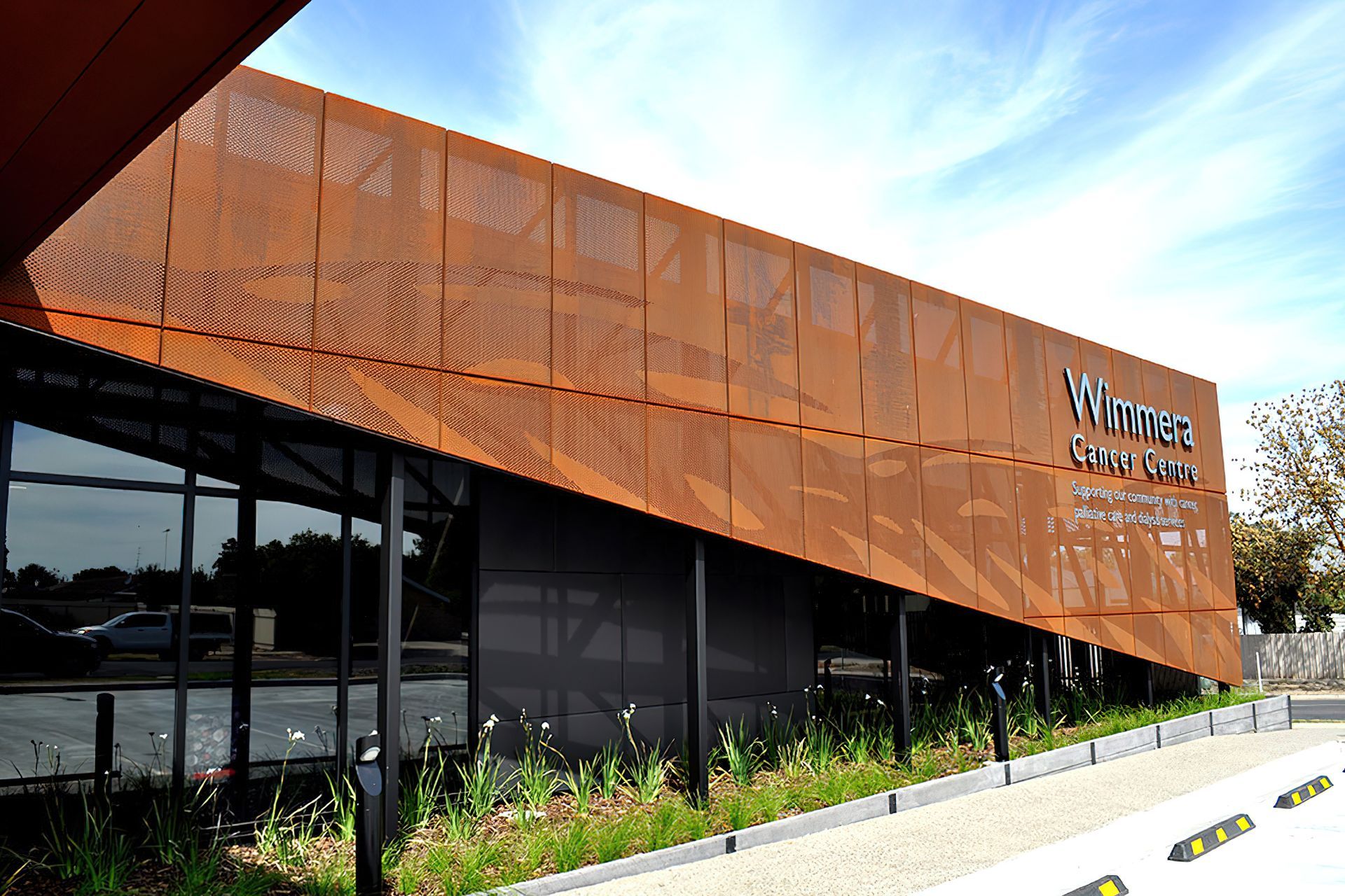 ##Wimmera Cancer Centre - Custom Corten Cassette Panels