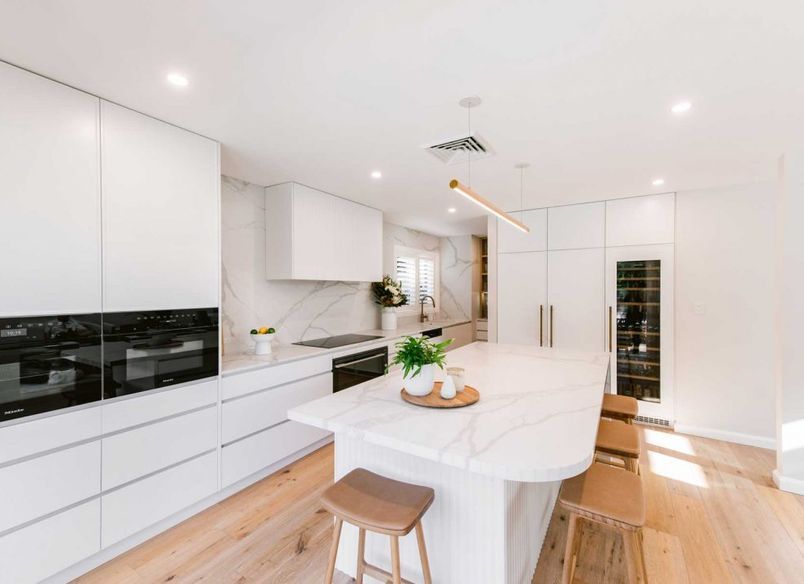 Light and Luxurious Kitchen Design, Mosman