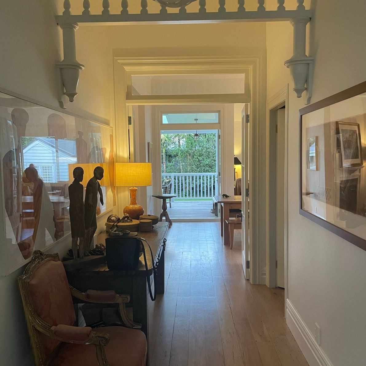 Hallway after