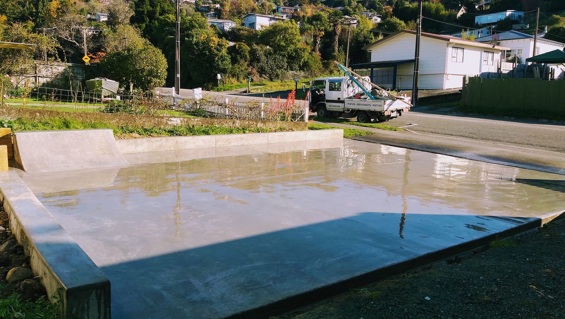 Quarter Pipe Driveway banner
