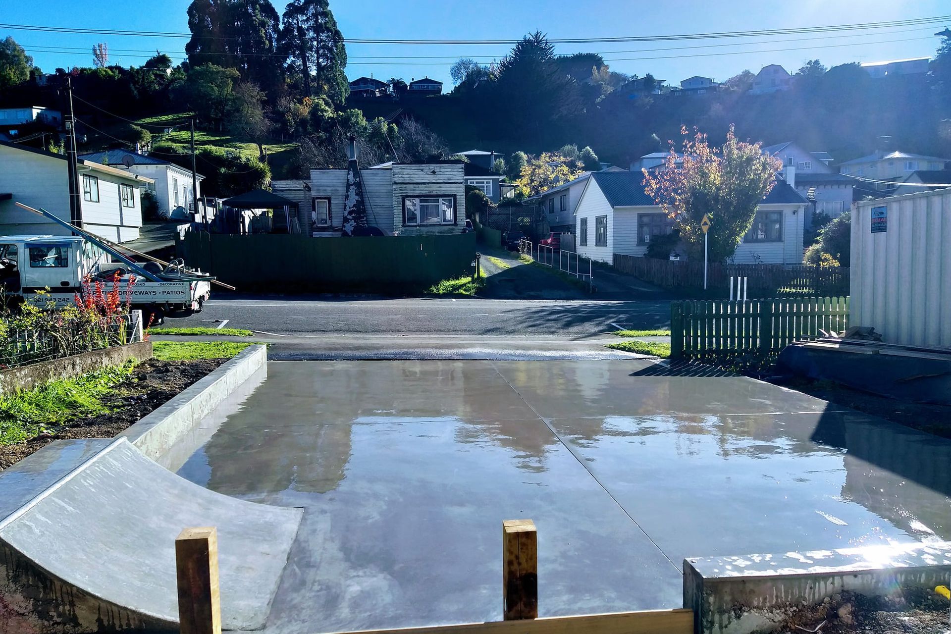 Quarter Pipe Driveway