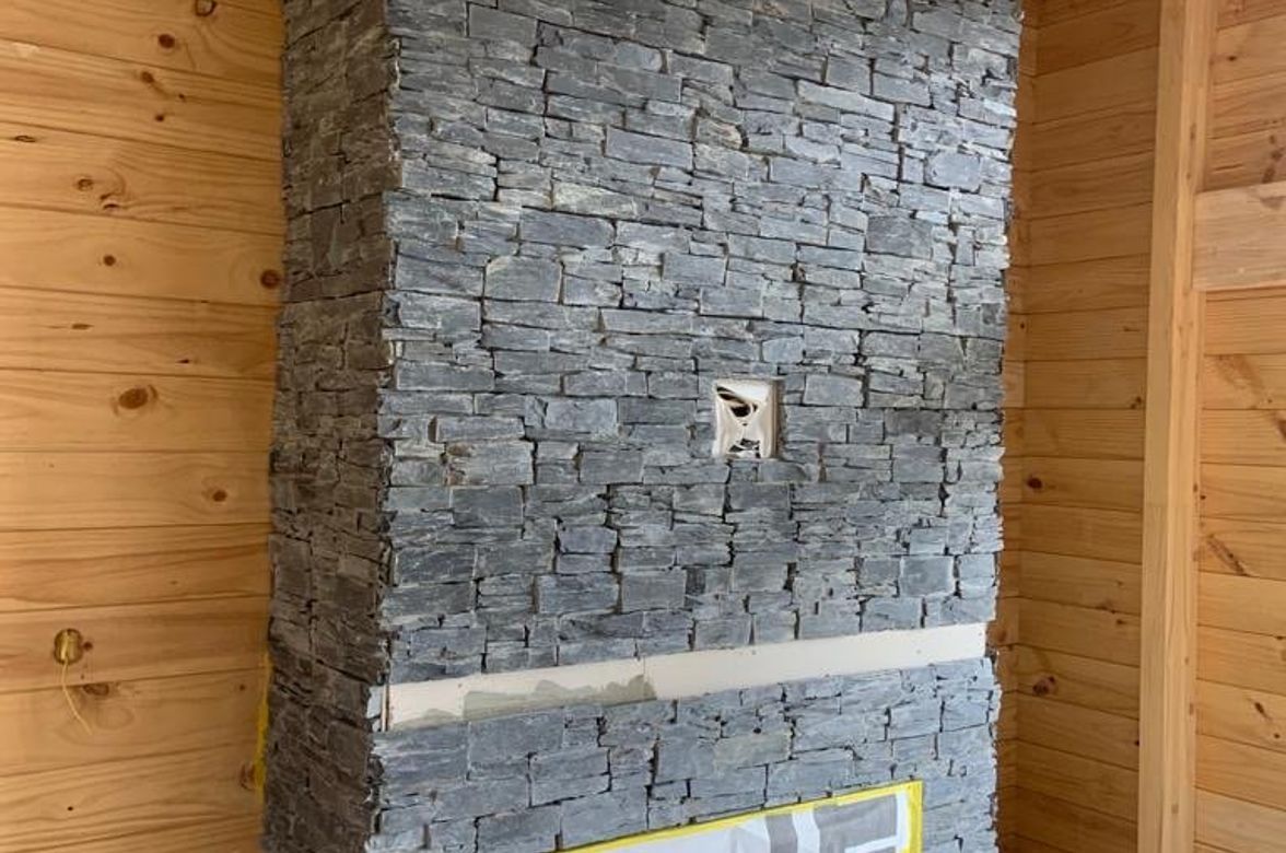 Stone Tiles Fire Hearth