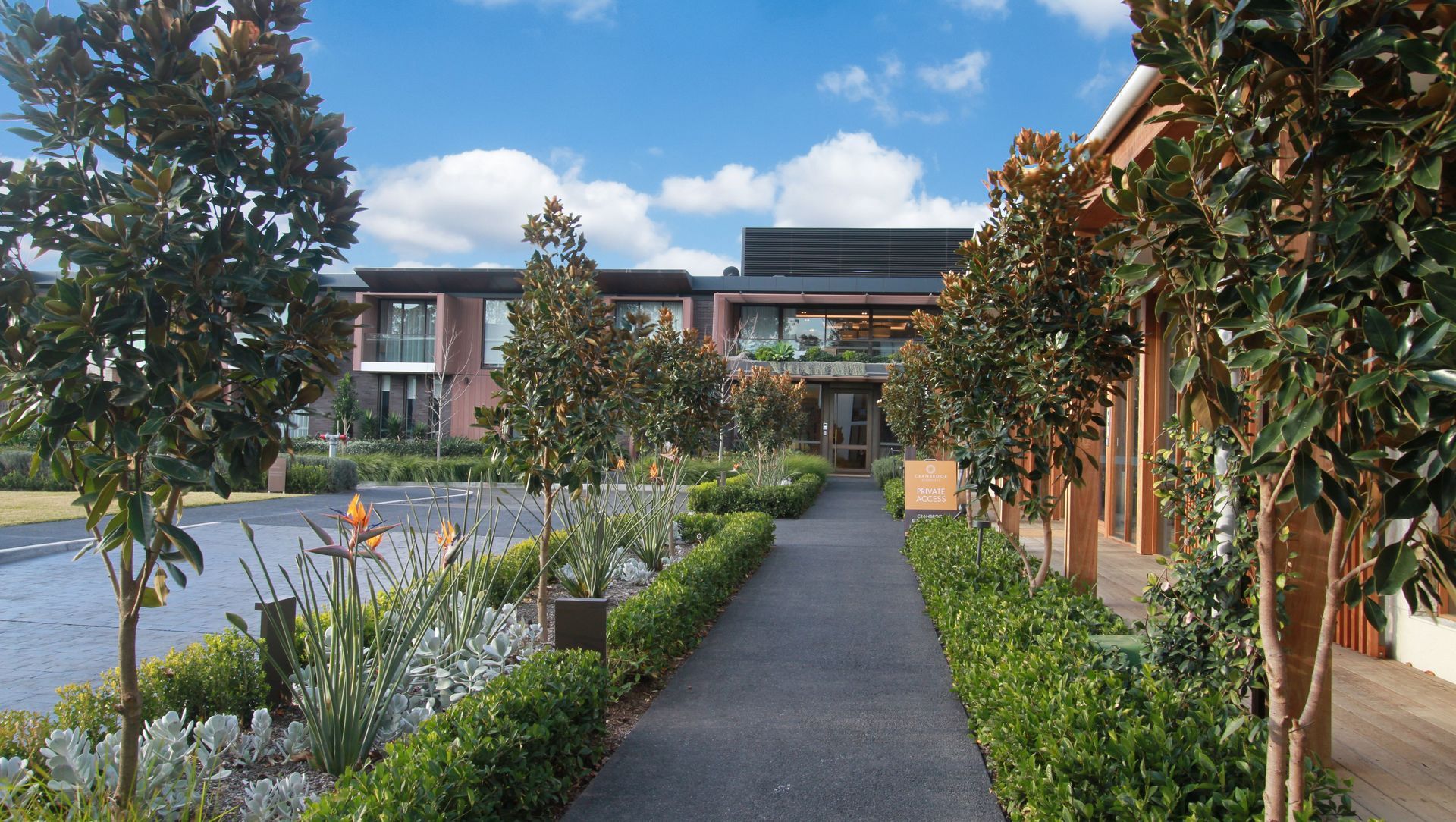 Bella Vista Gardens and RACF banner