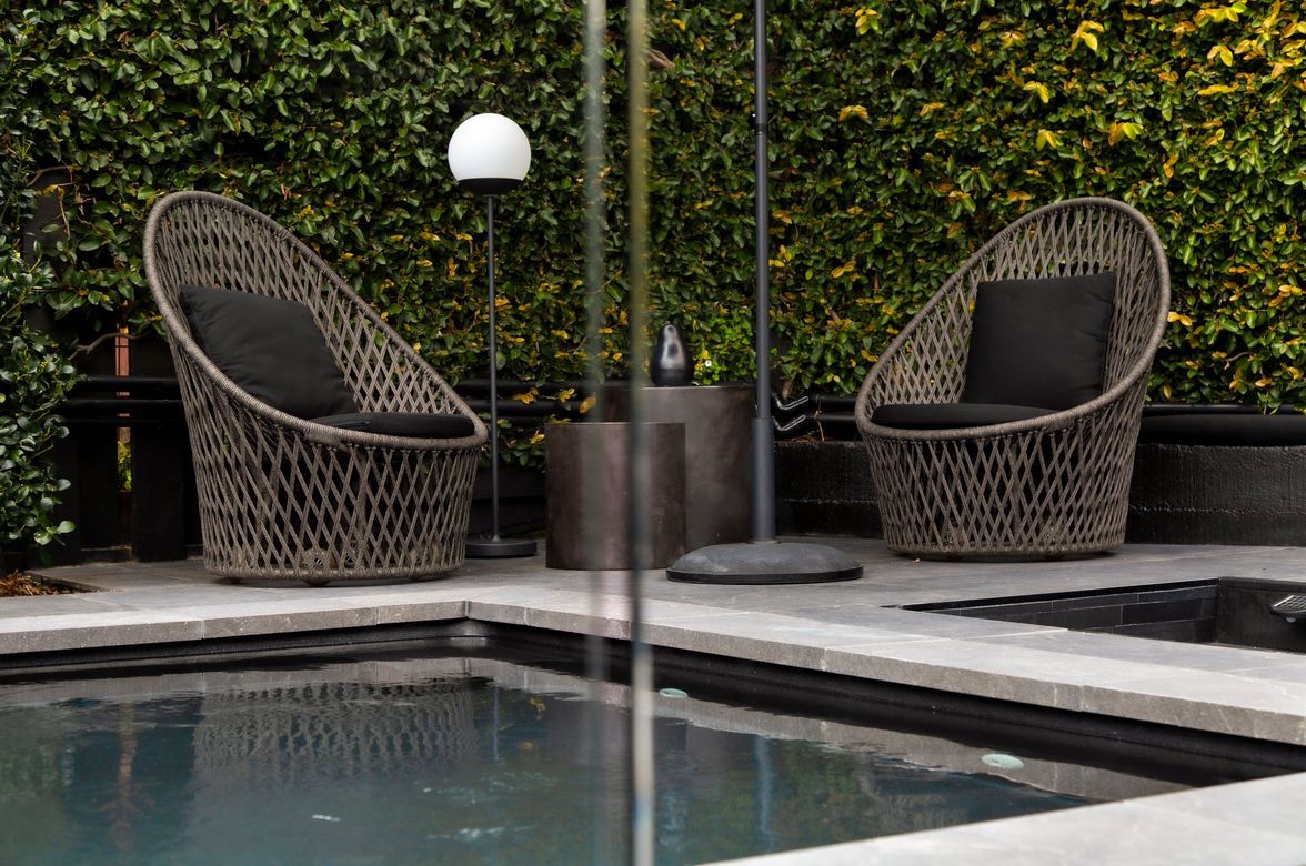 Urban Oasis: Where a Small Pool Creates Big Relaxation