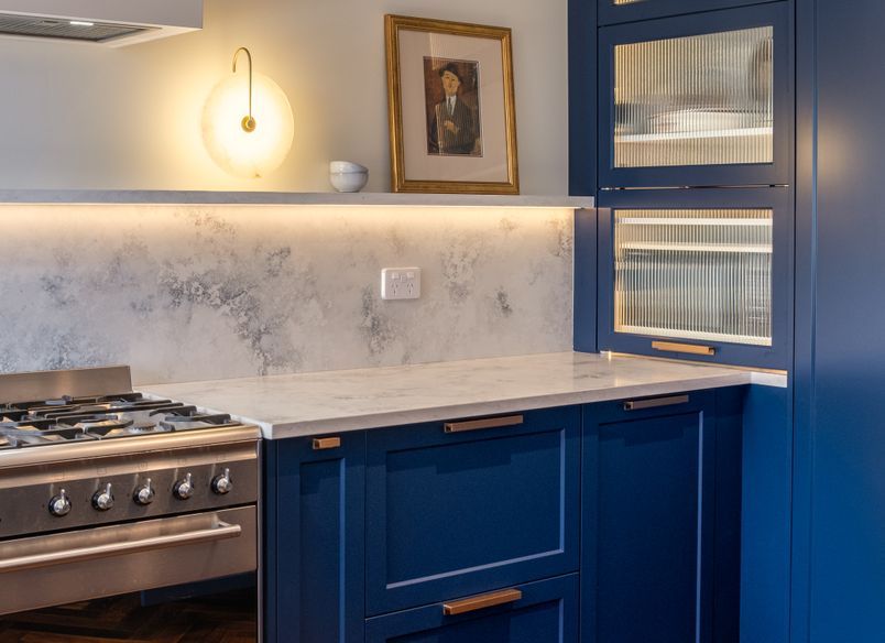 Making a Statement in Blue!