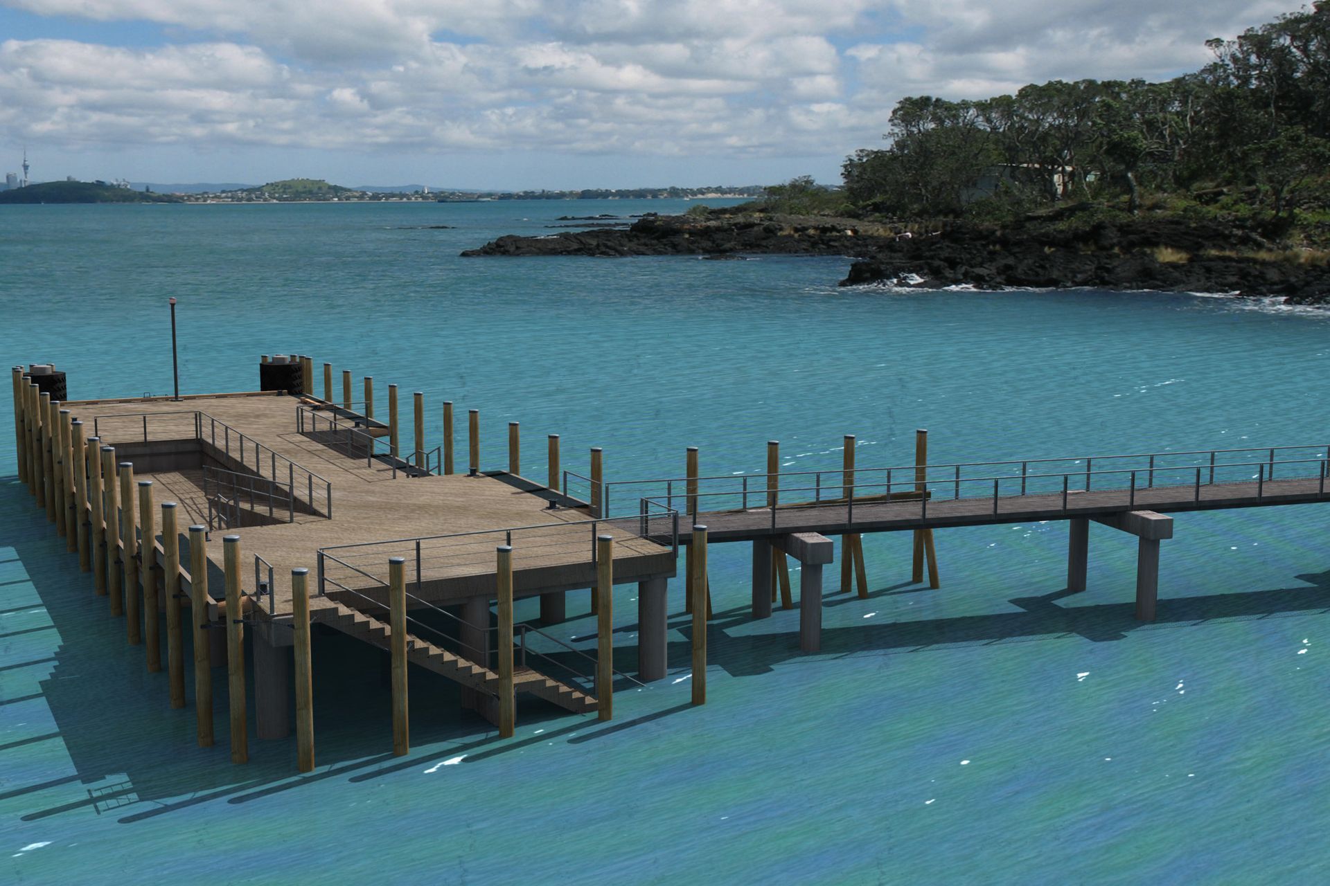 Rangitoto Island Wharf