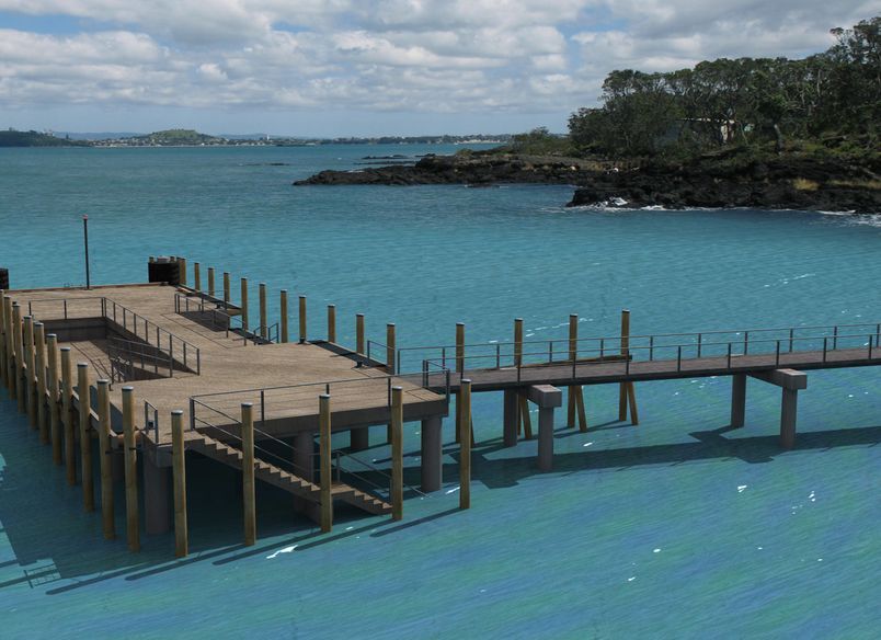 Rangitoto Island Wharf