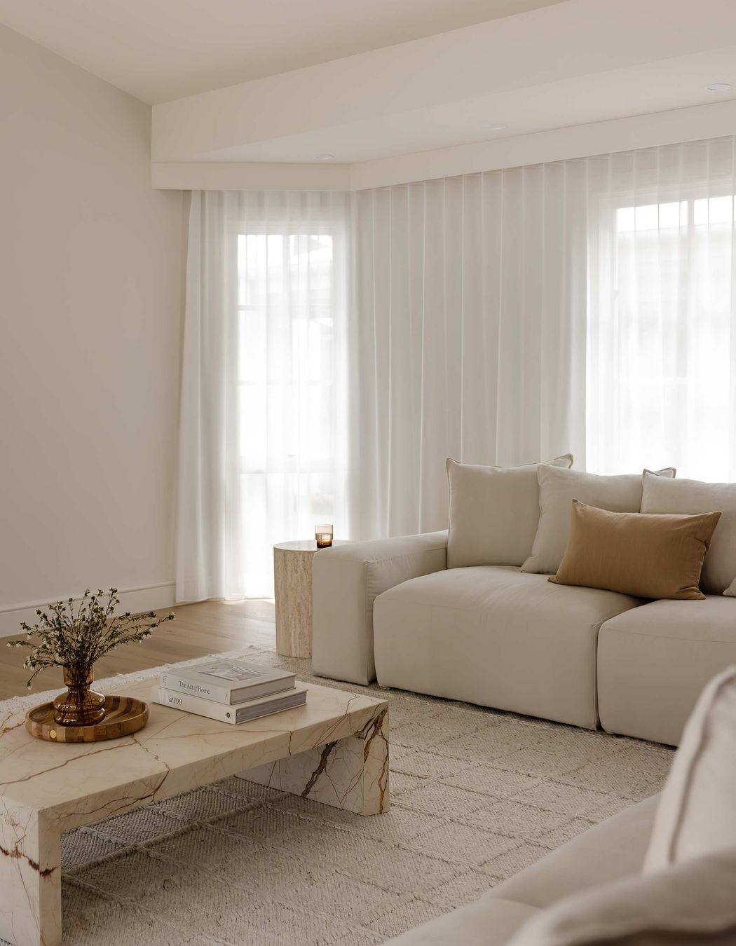 Elle Monument Coffee Table and Atlas Pinnacle Side Table