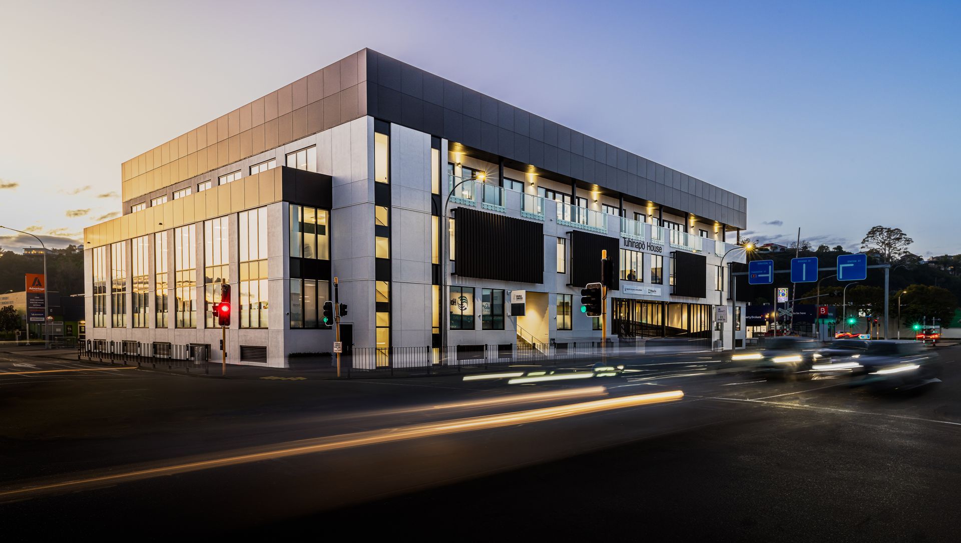 Tennyson Street Development, Napier banner