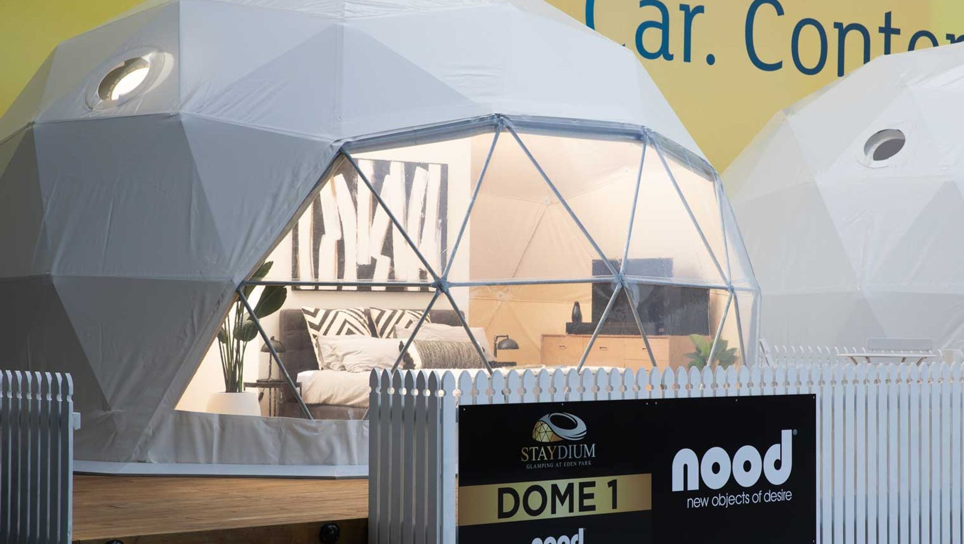 Staydium Glamping At Eden Park banner