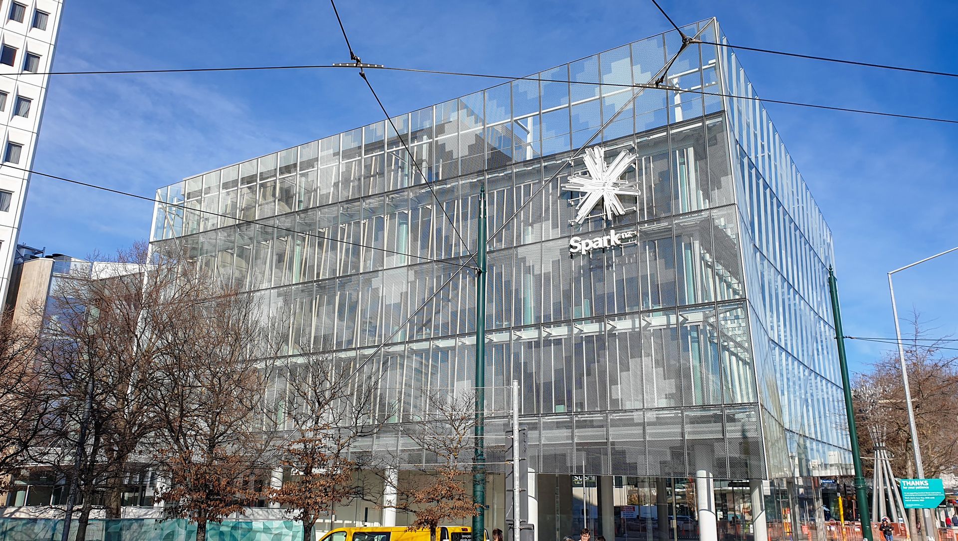 Spark Square, Christchurch banner