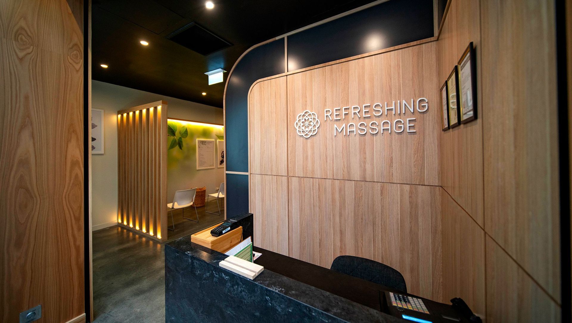 Refreshing Massage, Ormiston Town Centre banner