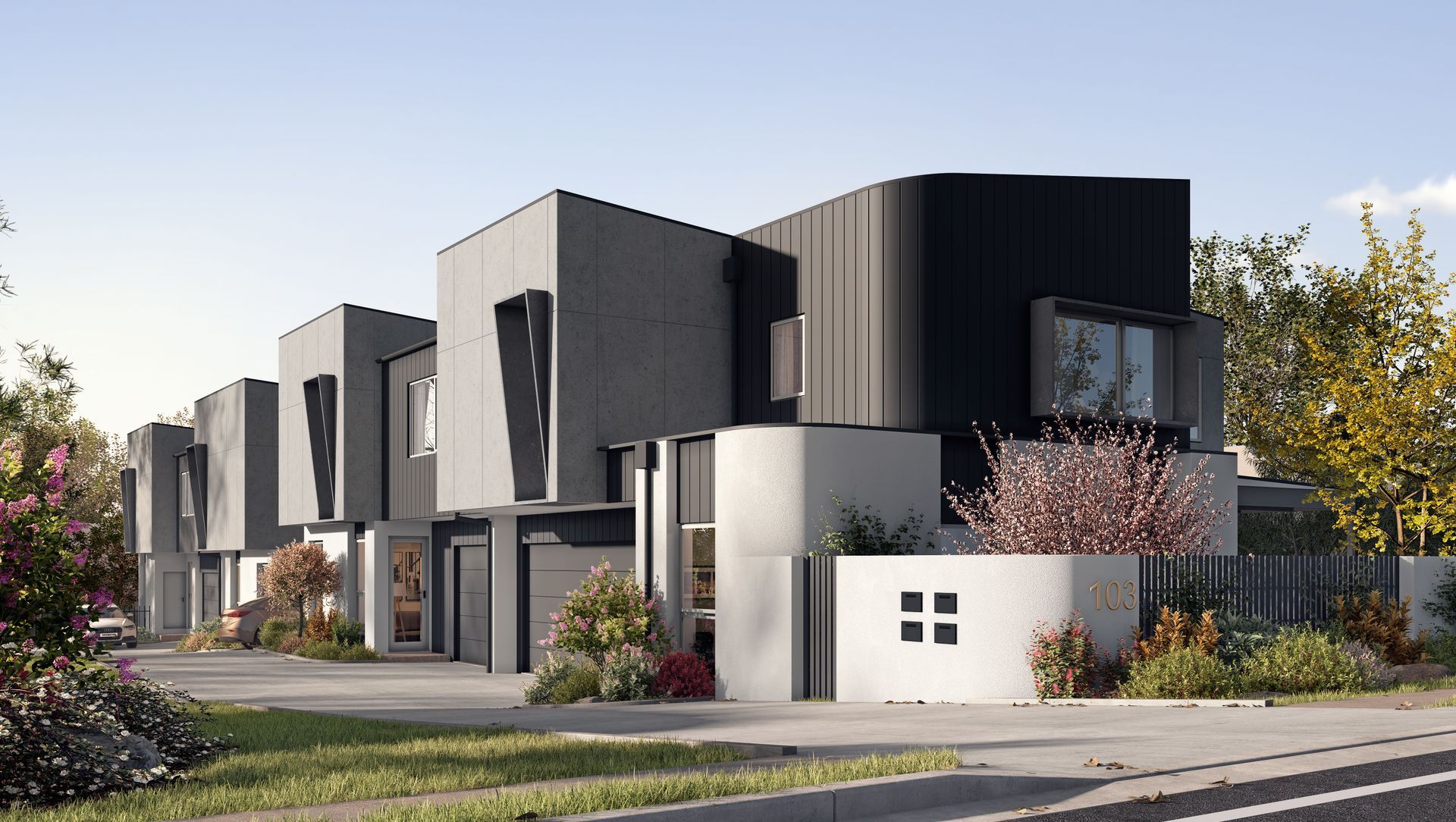 Townhouse renders in Kahibah, Newcastle NSW banner