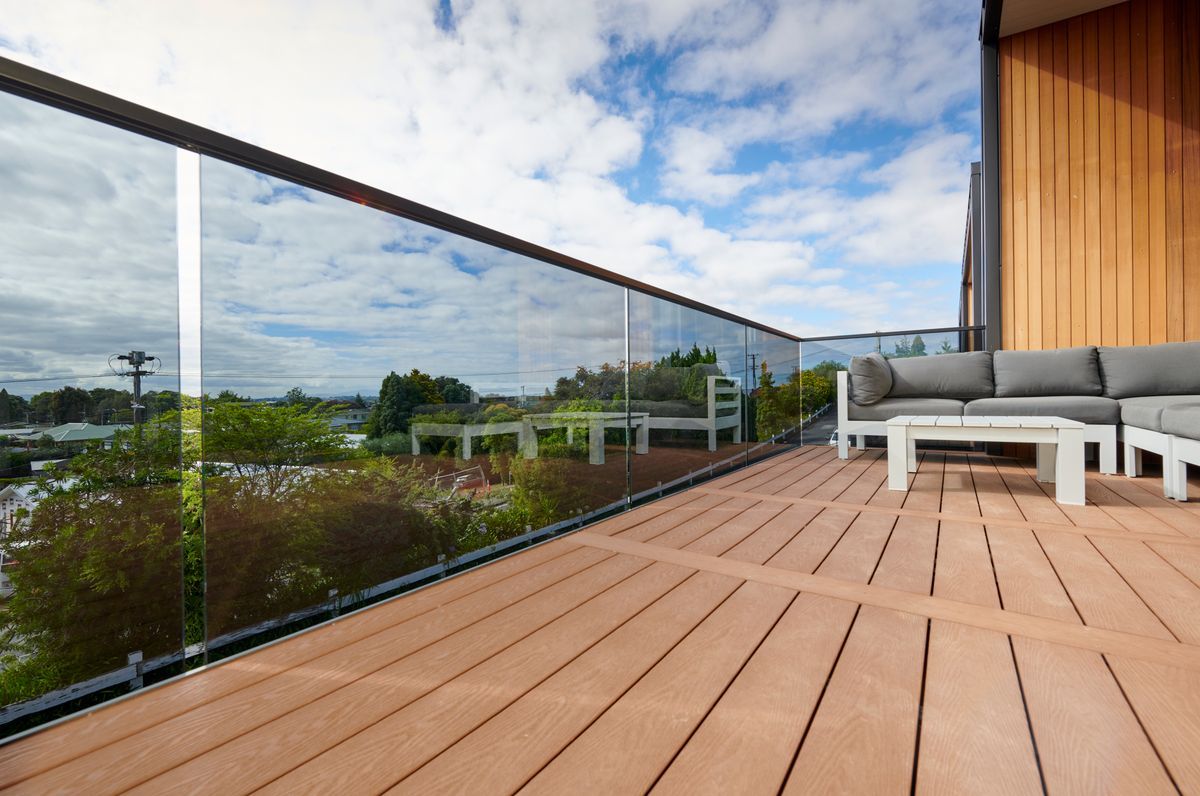 Tinted Frameless Glass Balustrade