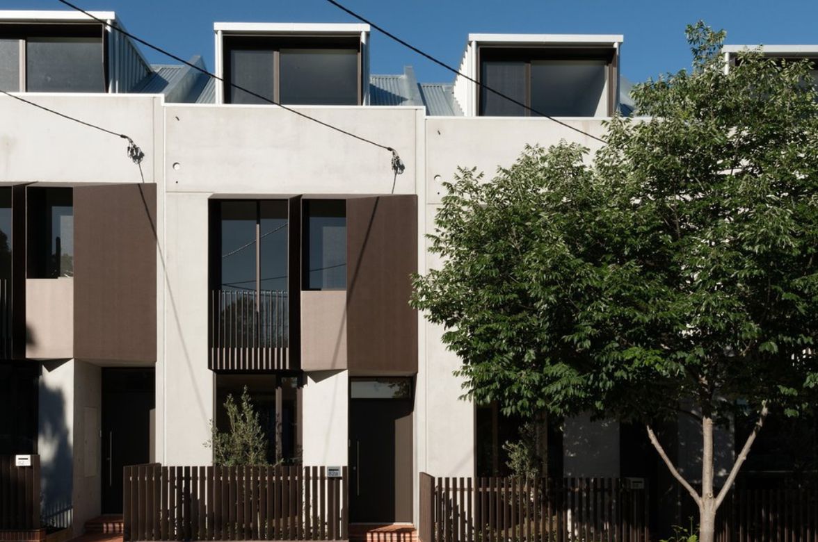 Portman St terraces, Green Square