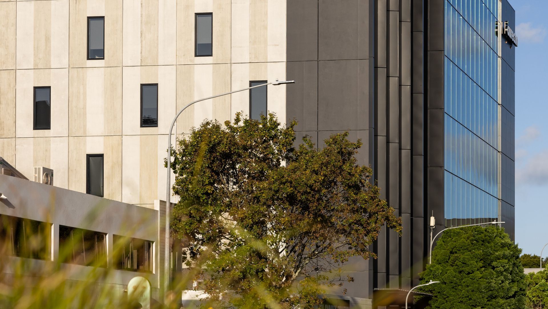 Aurecon Building, Mansons TCLM banner