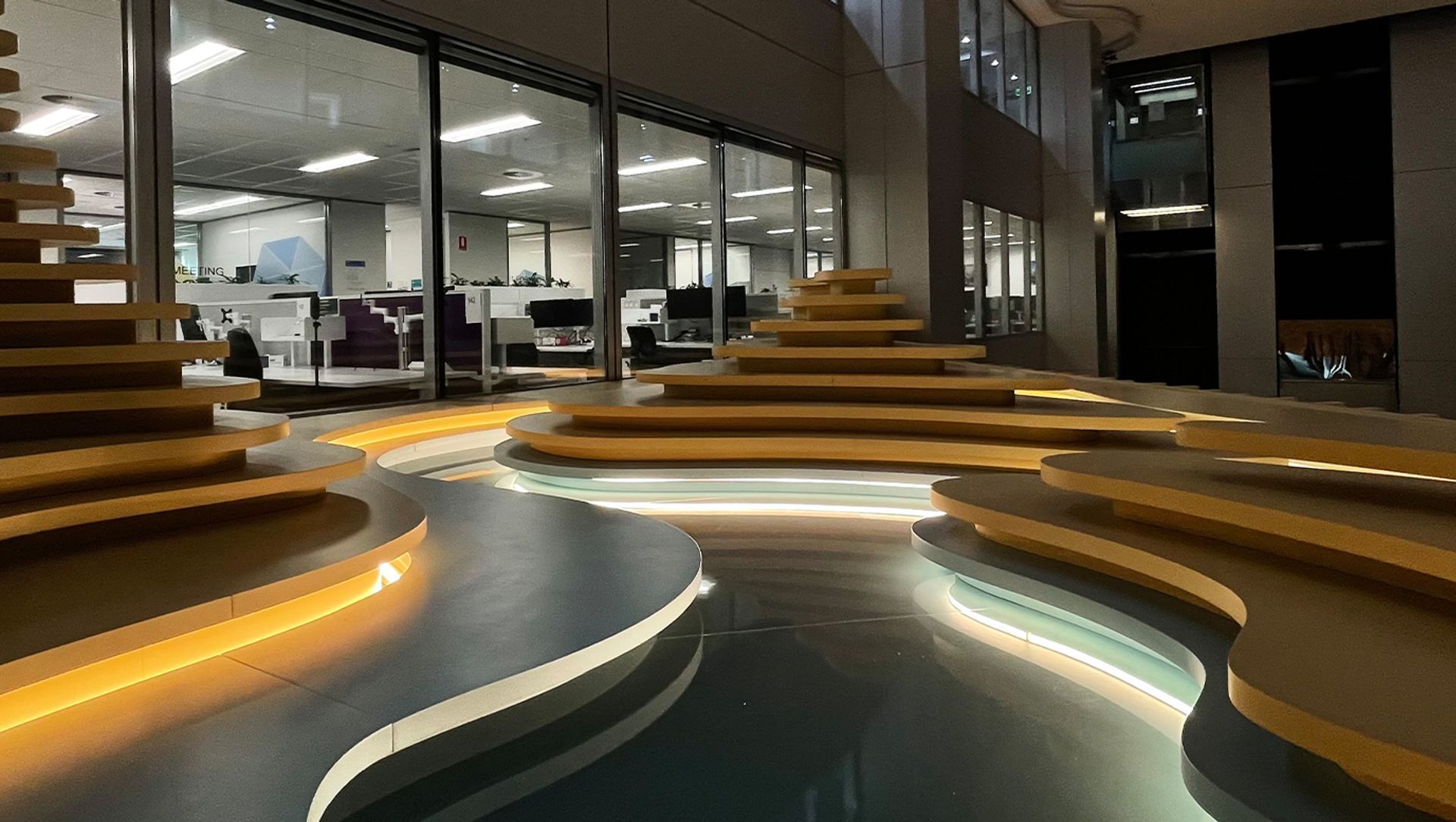 Atrium Fitout banner