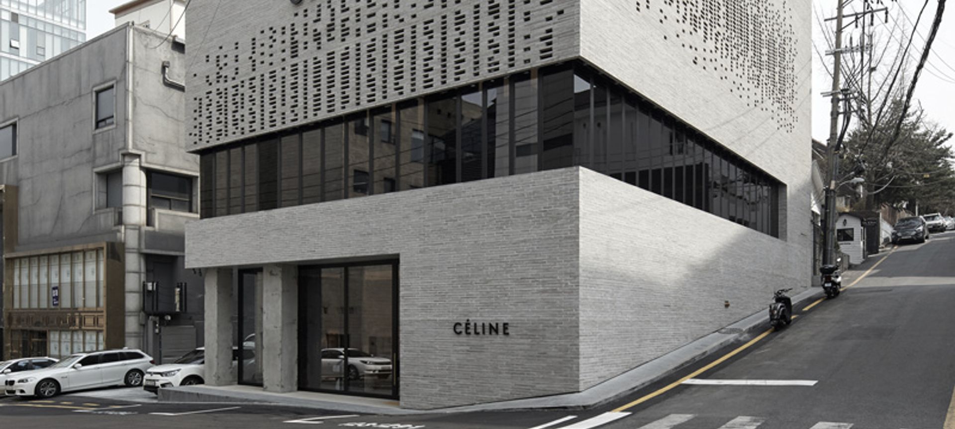 Celine Building banner