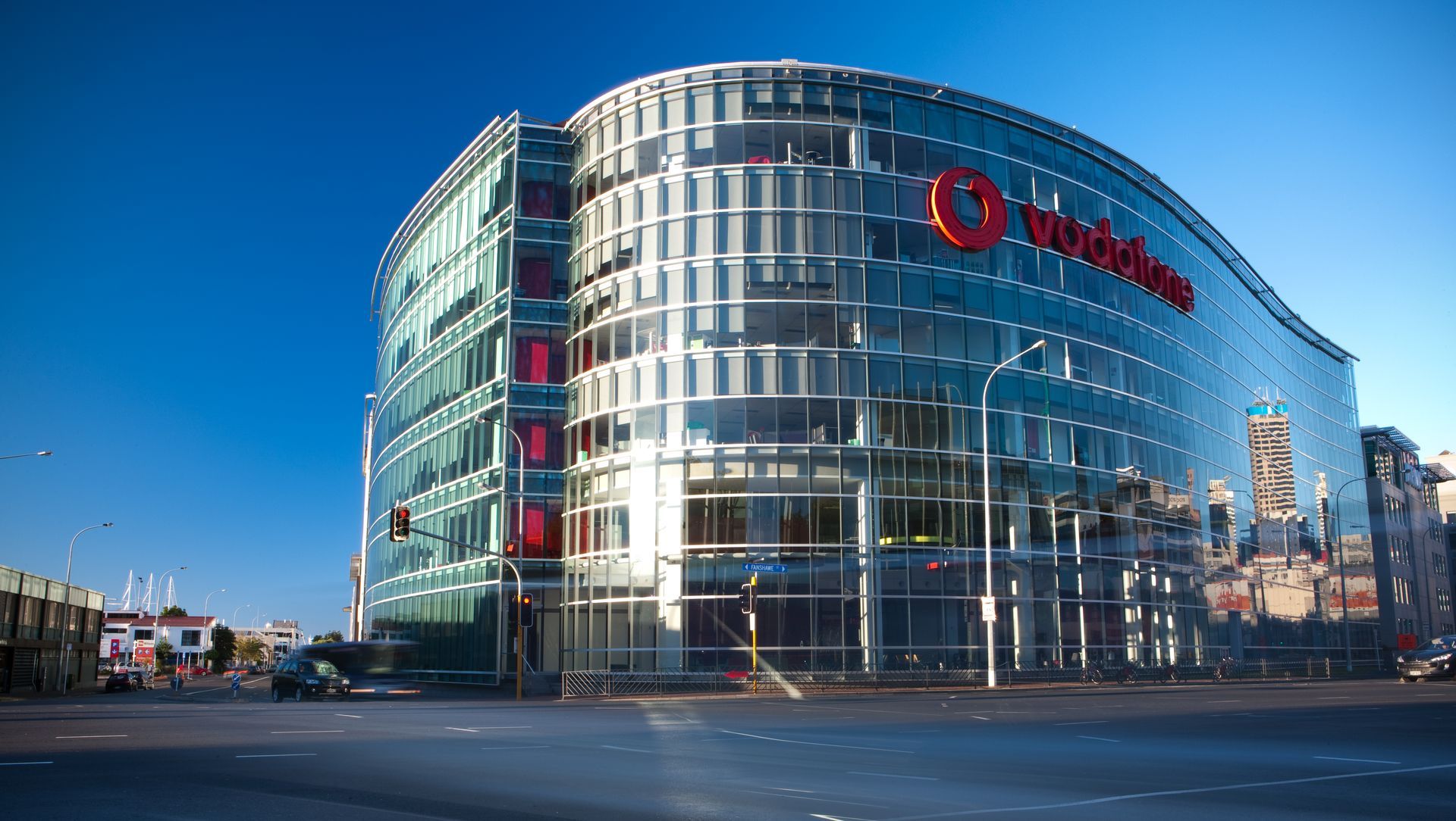 Vodafone - Auckland's Viaduct banner