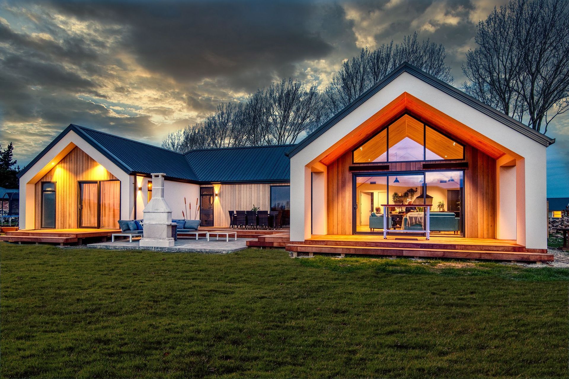Pavilion Home, Cedar Cladding