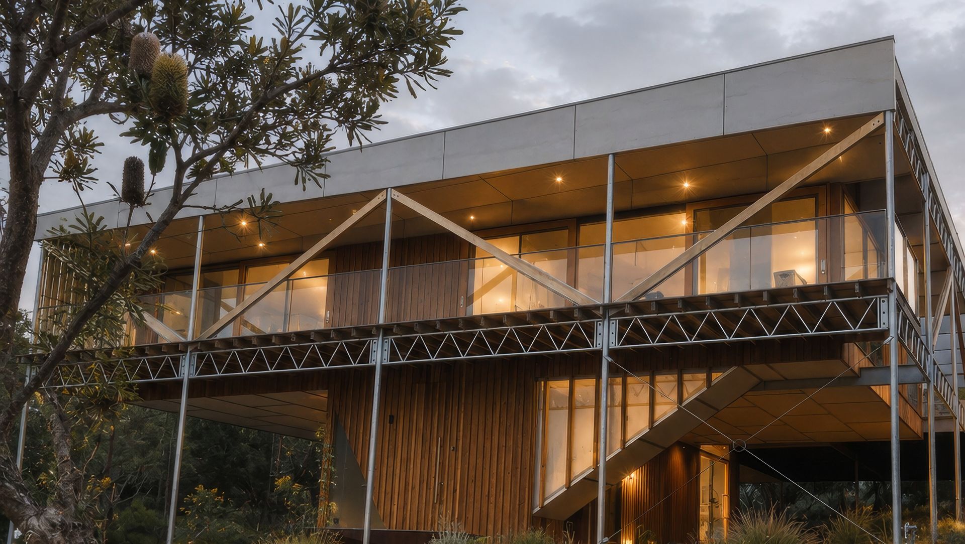 Sorrento Truss House banner
