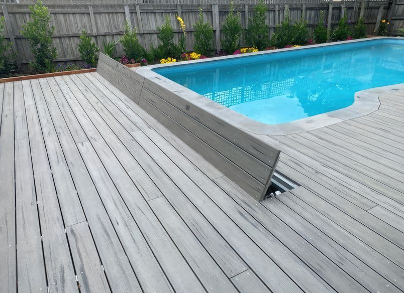 Builders Edge Consulting Under Deck Concealed Pool Cover